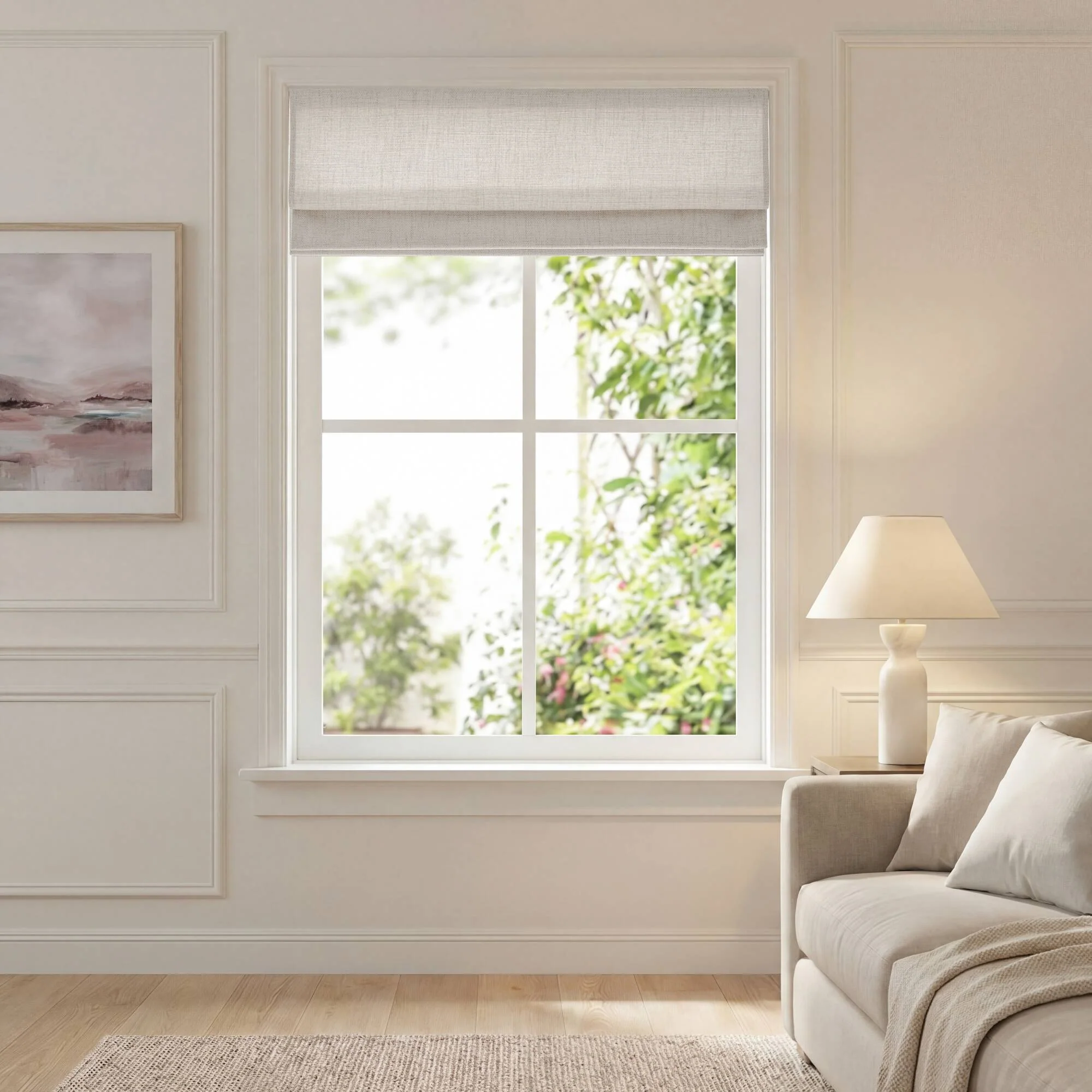 Mira Room Darkening Cordless Roman Shade - Image 25