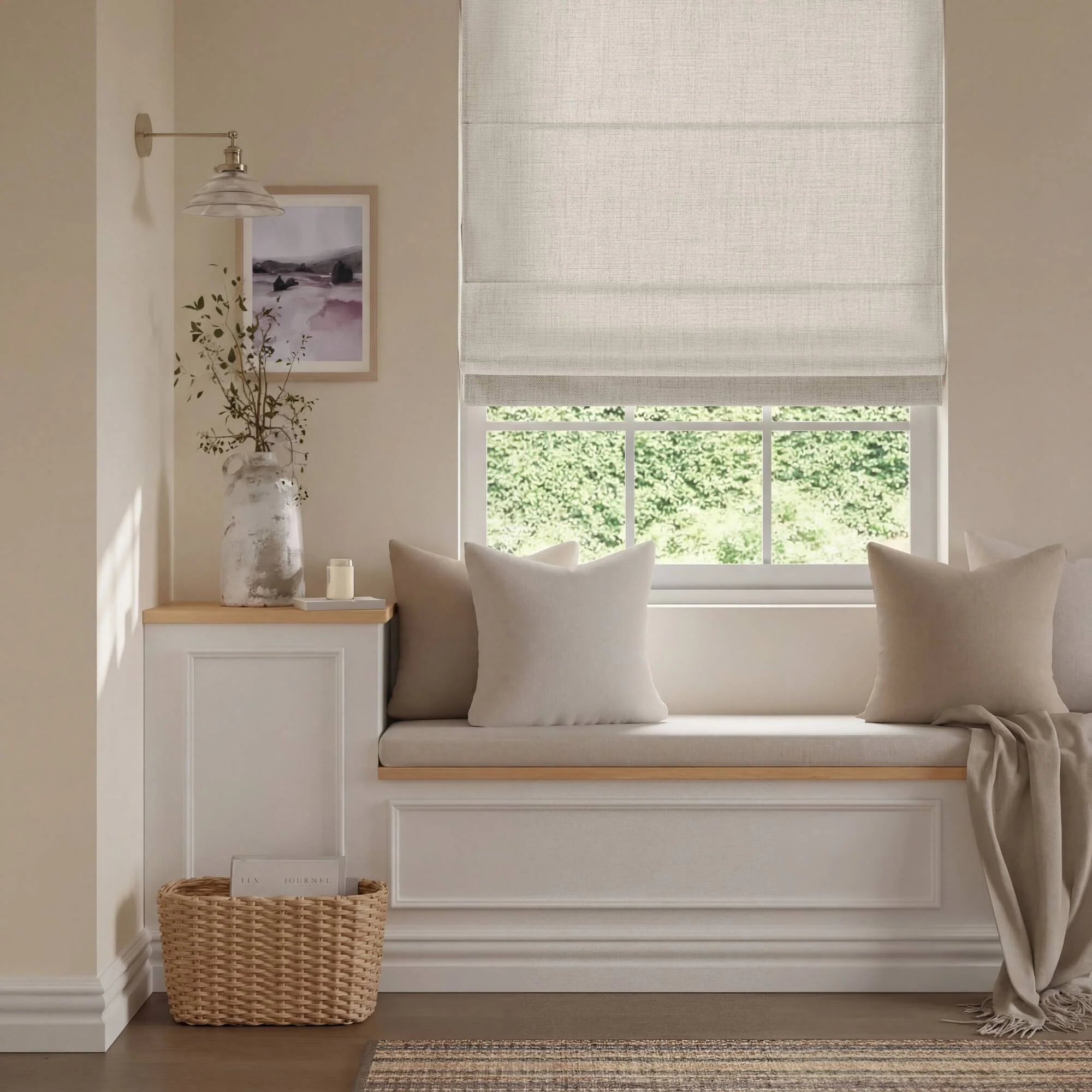 Mira Room Darkening Cordless Roman Shade - Image 26