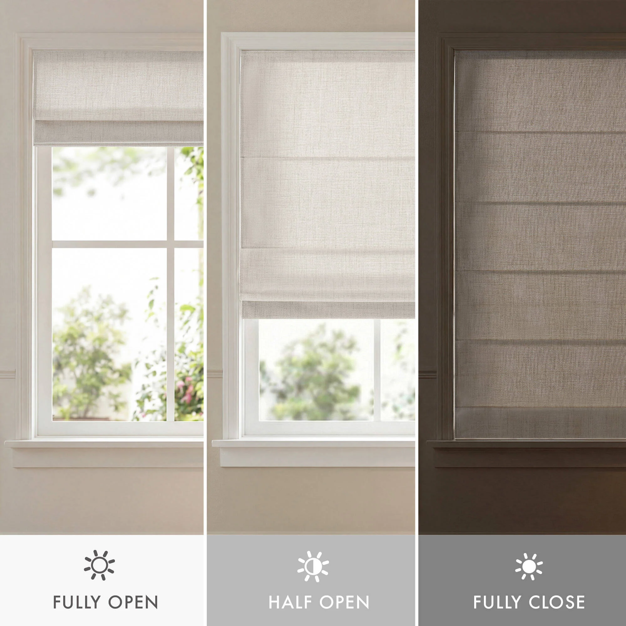Mira Room Darkening Cordless Roman Shade - Image 38
