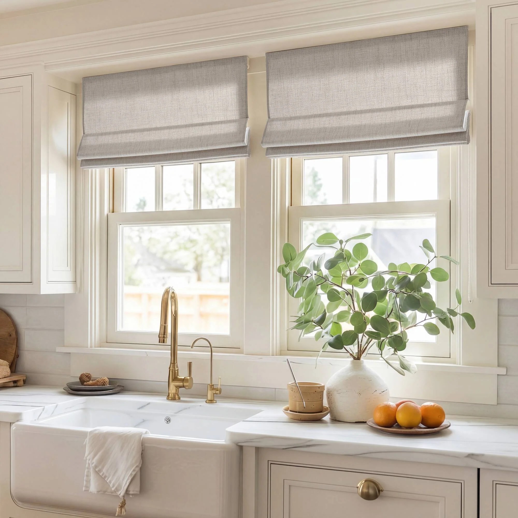 Mira Room Darkening Cordless Roman Shade - Image 50