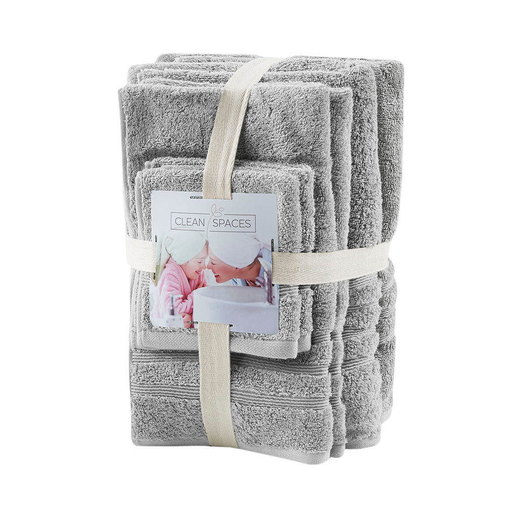Nurture Sustainable Antimicrobial Bath Towel 6-Piece Set - Image 17
