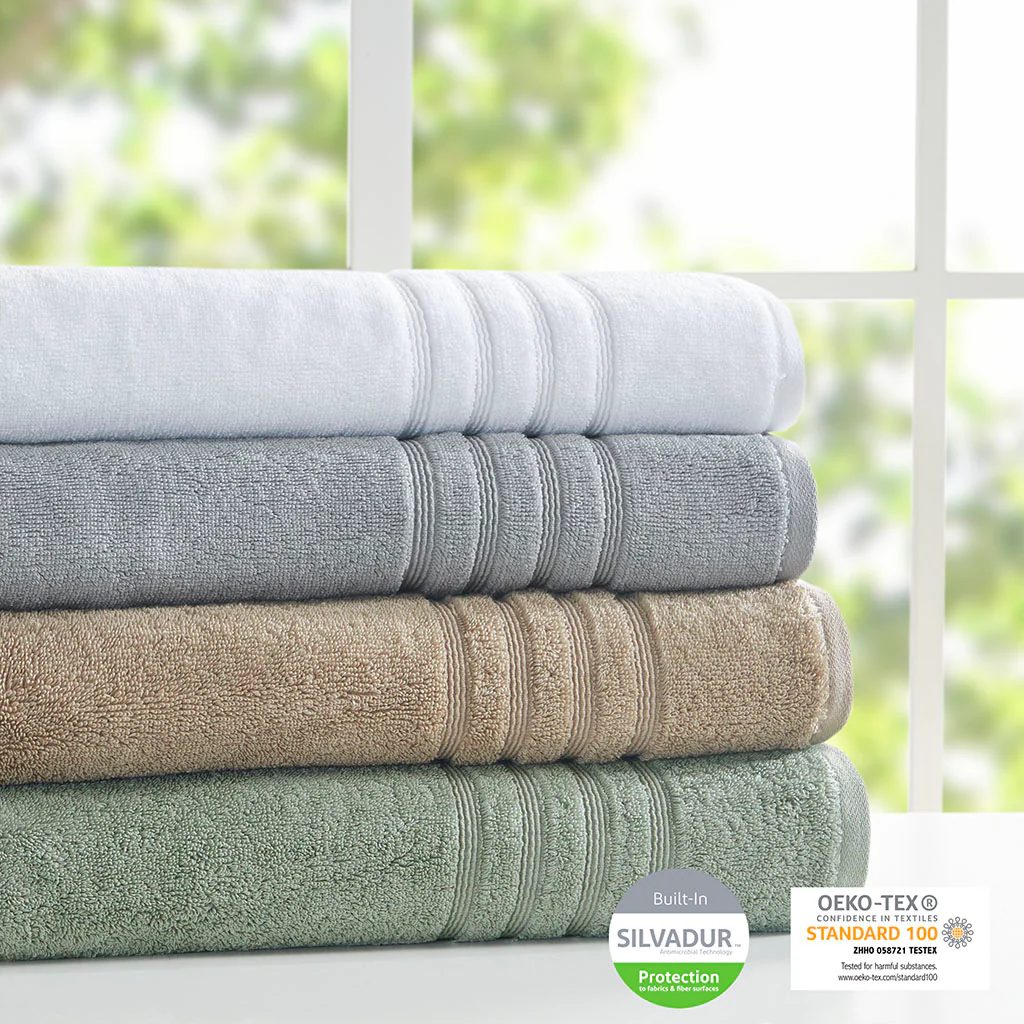 Nurture Sustainable Antimicrobial Bath Towel 6-Piece Set - Image 22