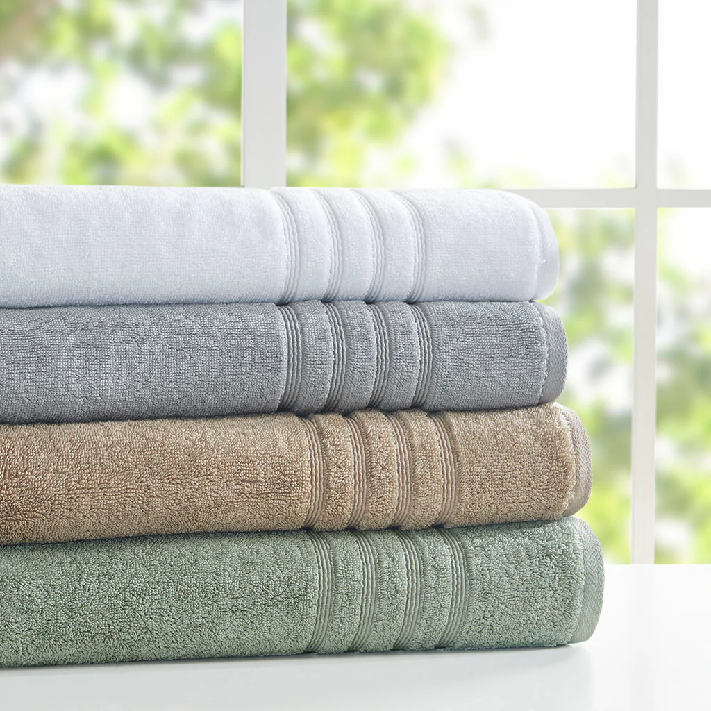 Nurture Sustainable Antimicrobial Bath Towel 6-Piece Set - Image 4