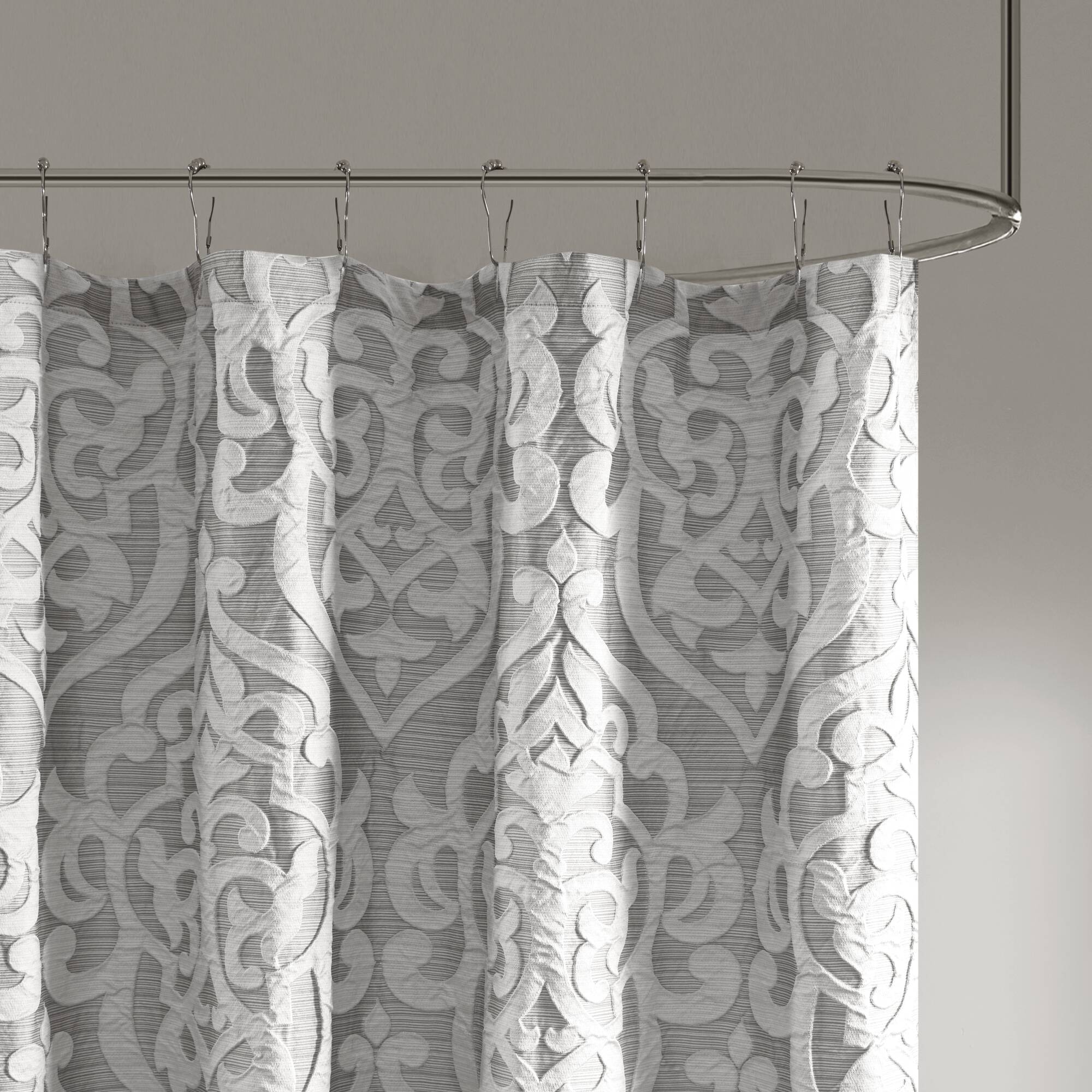 Odette Jacquard Shower Curtain - Image 11