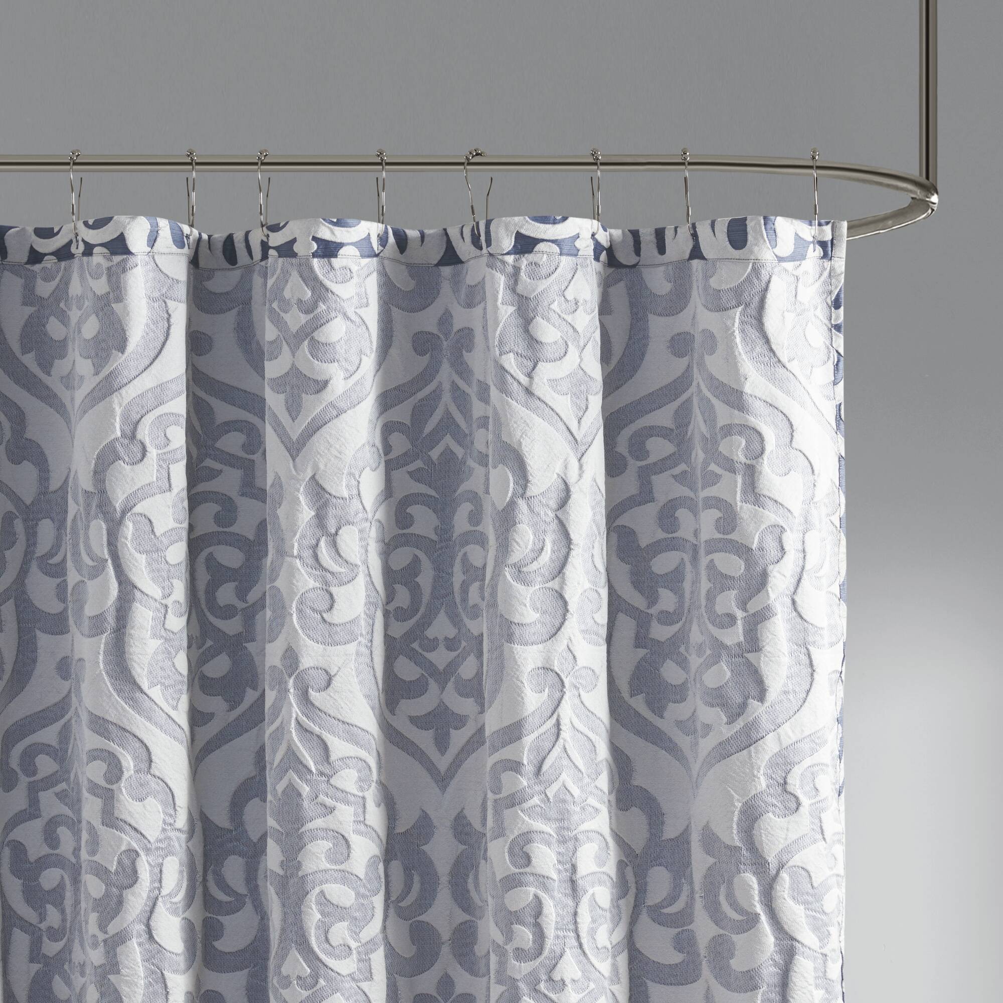 Odette Jacquard Shower Curtain - Image 12