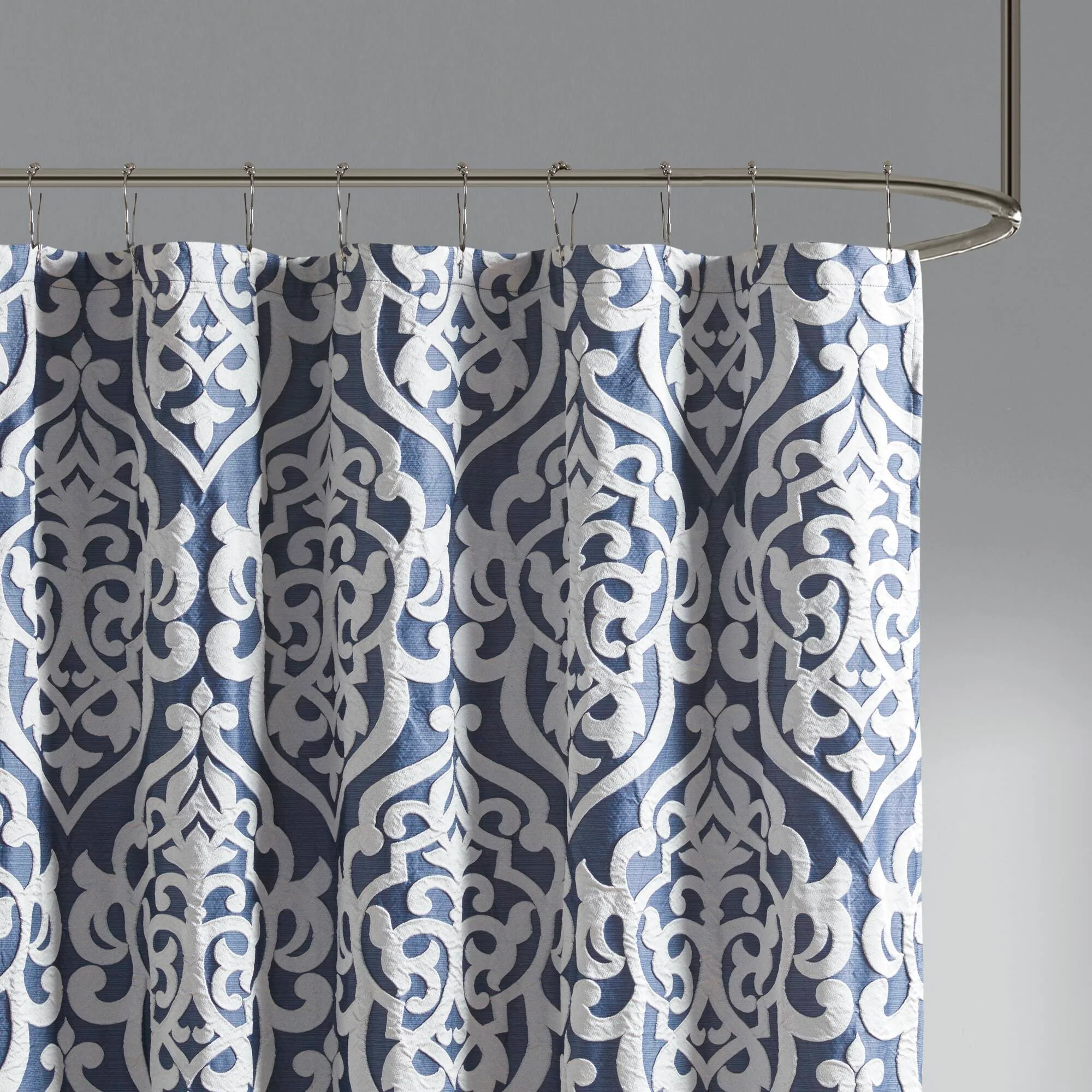 Odette Jacquard Shower Curtain - Image 8