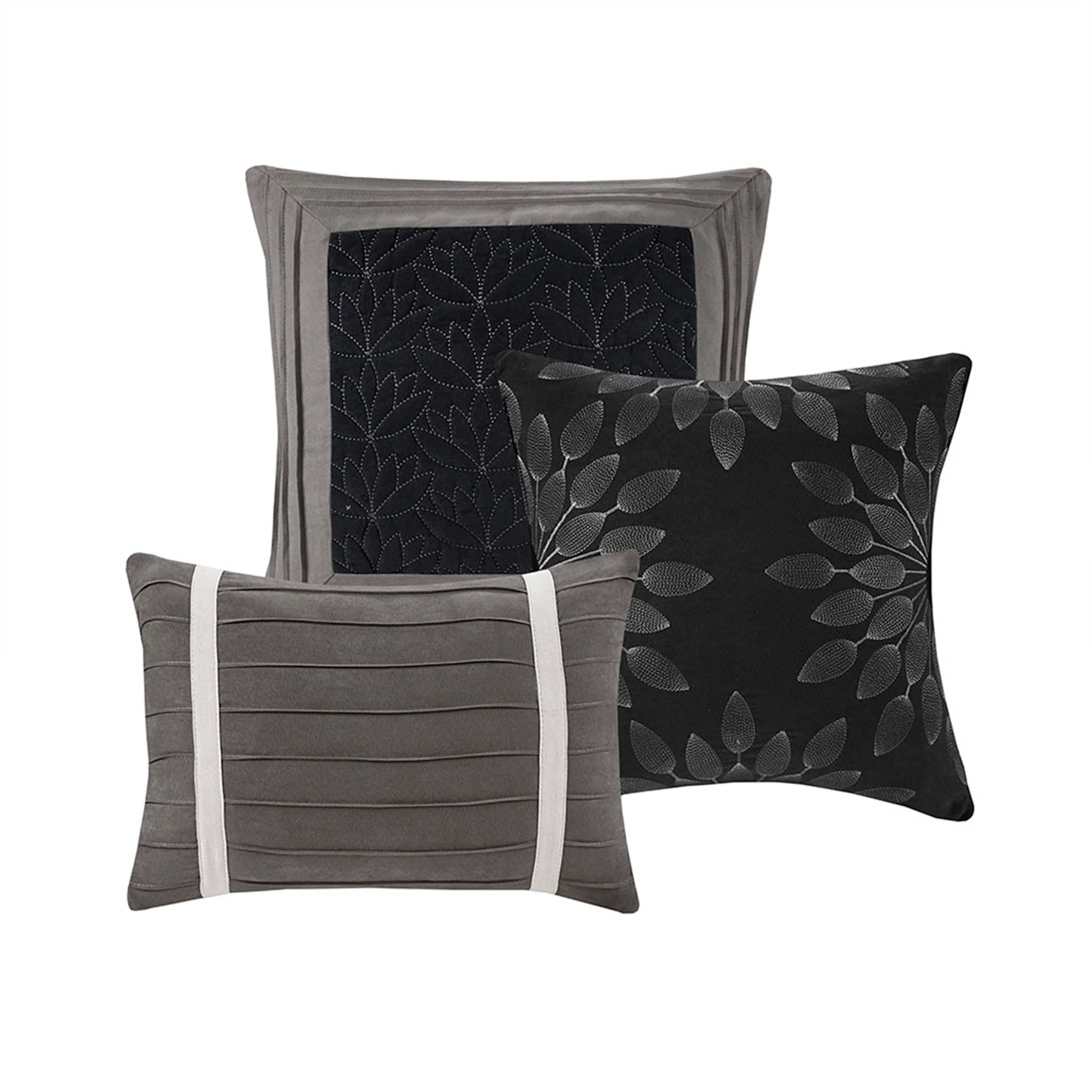 Palmer 7-Piece Faux Suede Comforter Set - Image 56