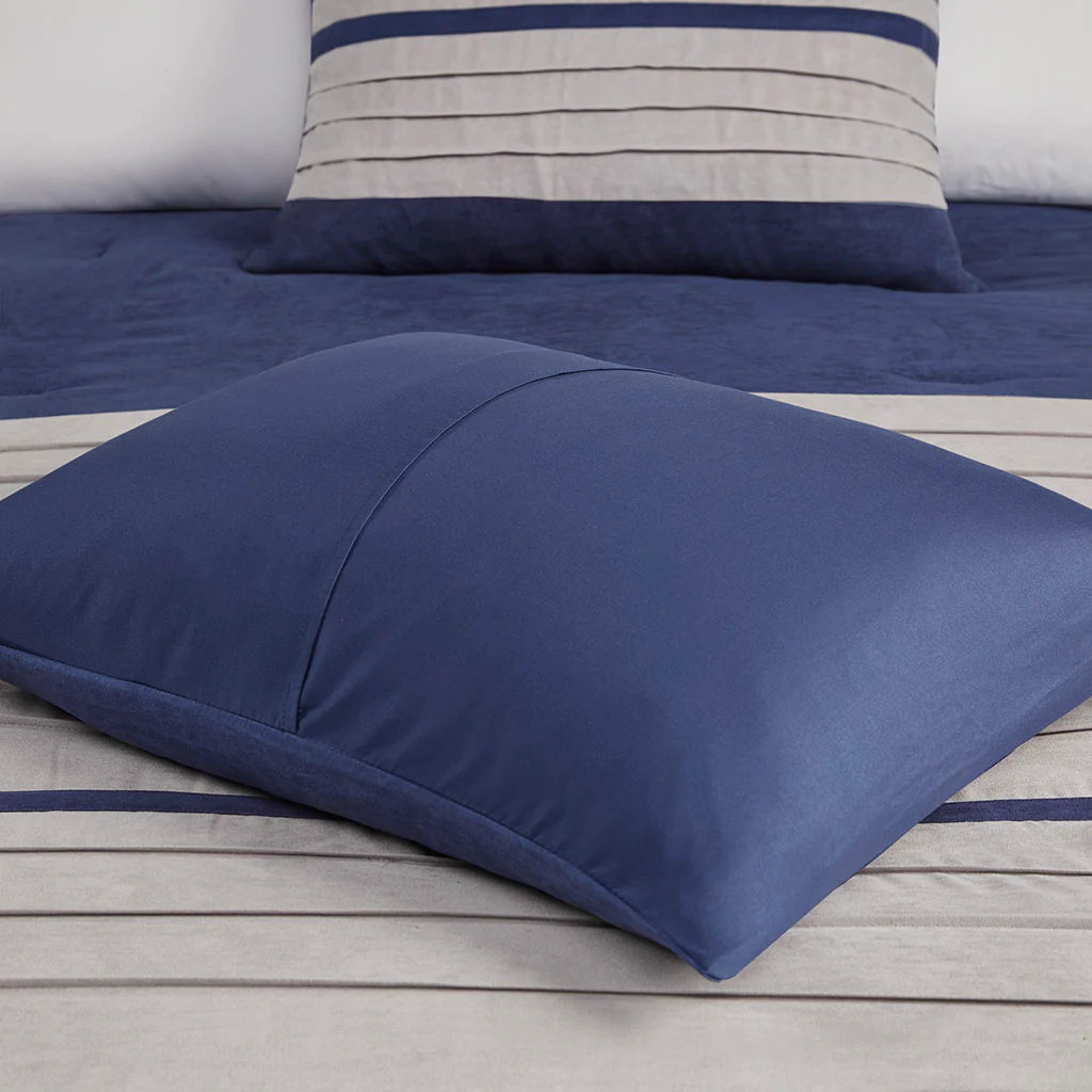 Palmer 7-Piece Faux Suede Comforter Set - Image 27