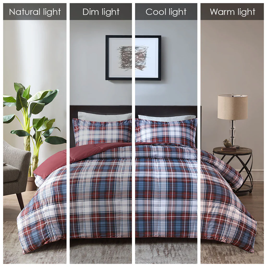 Parkston 3M Scotchgard Down Alternative All Season Comforter Set - Image 42