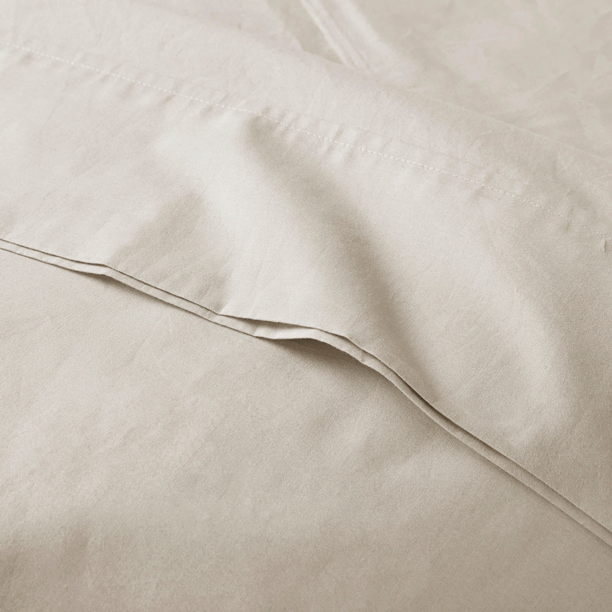 Peached Percale 200 Thread Count Relaxed Cotton Percale Sheet Set - Image 46