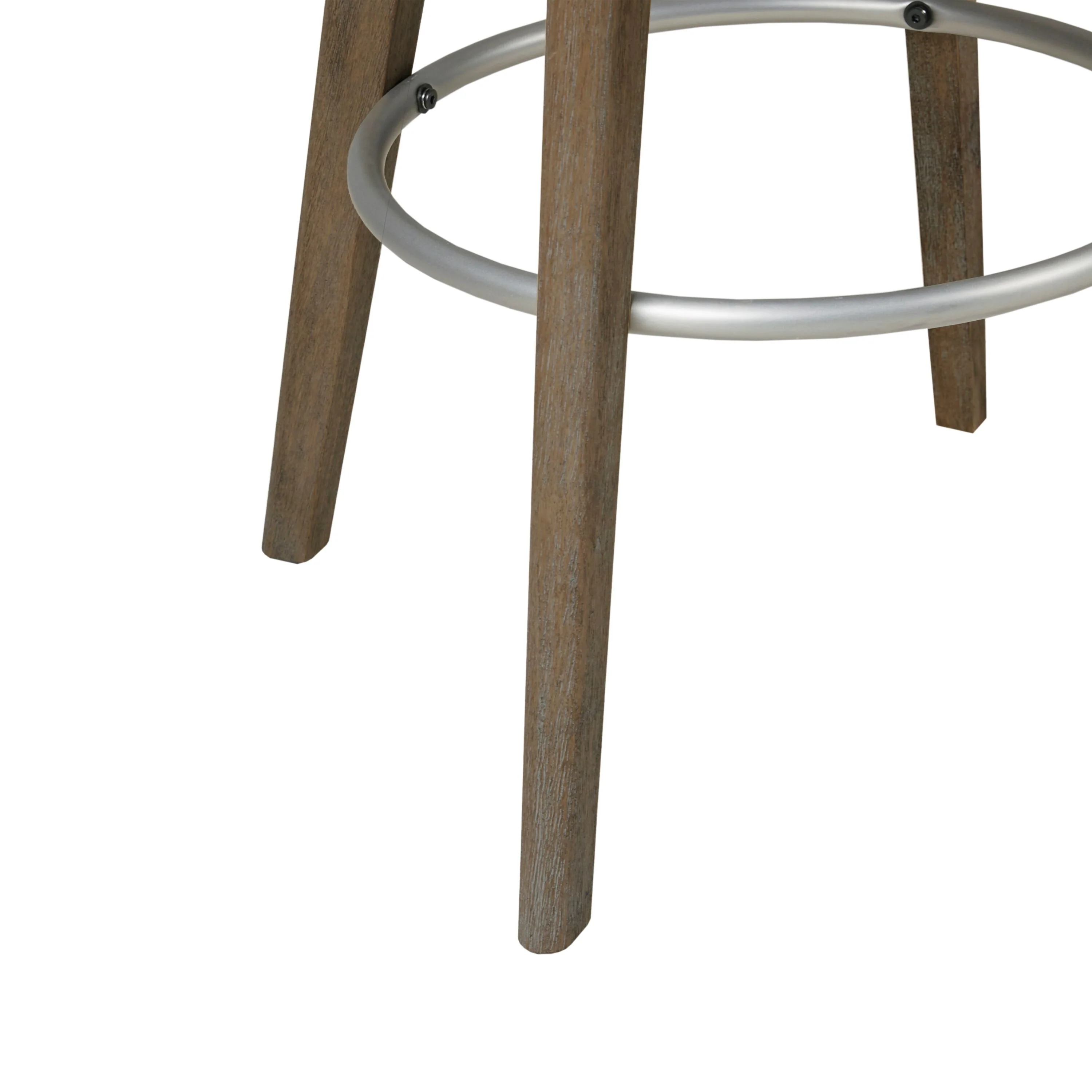 Pearce Swivel Upholstered Counter Stool (25.75'') with Solid Wood Legs & Metal Footrest - Image 61
