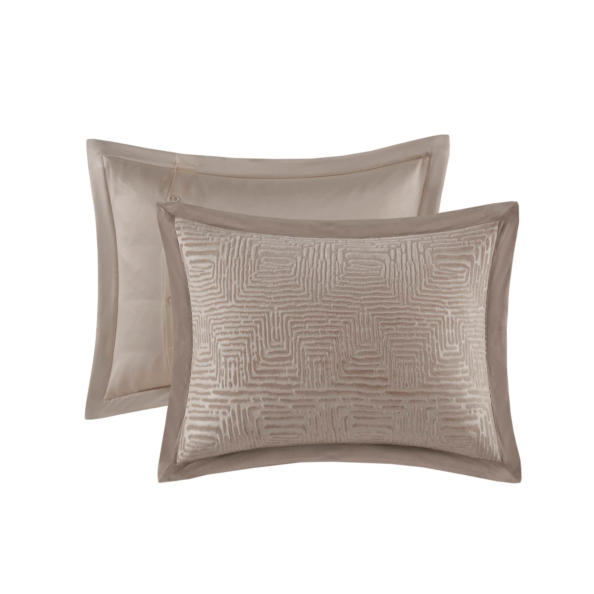 Pescal Oversized Velvet Comforter Set with Euro Shams and Throw Pillows - Image 6