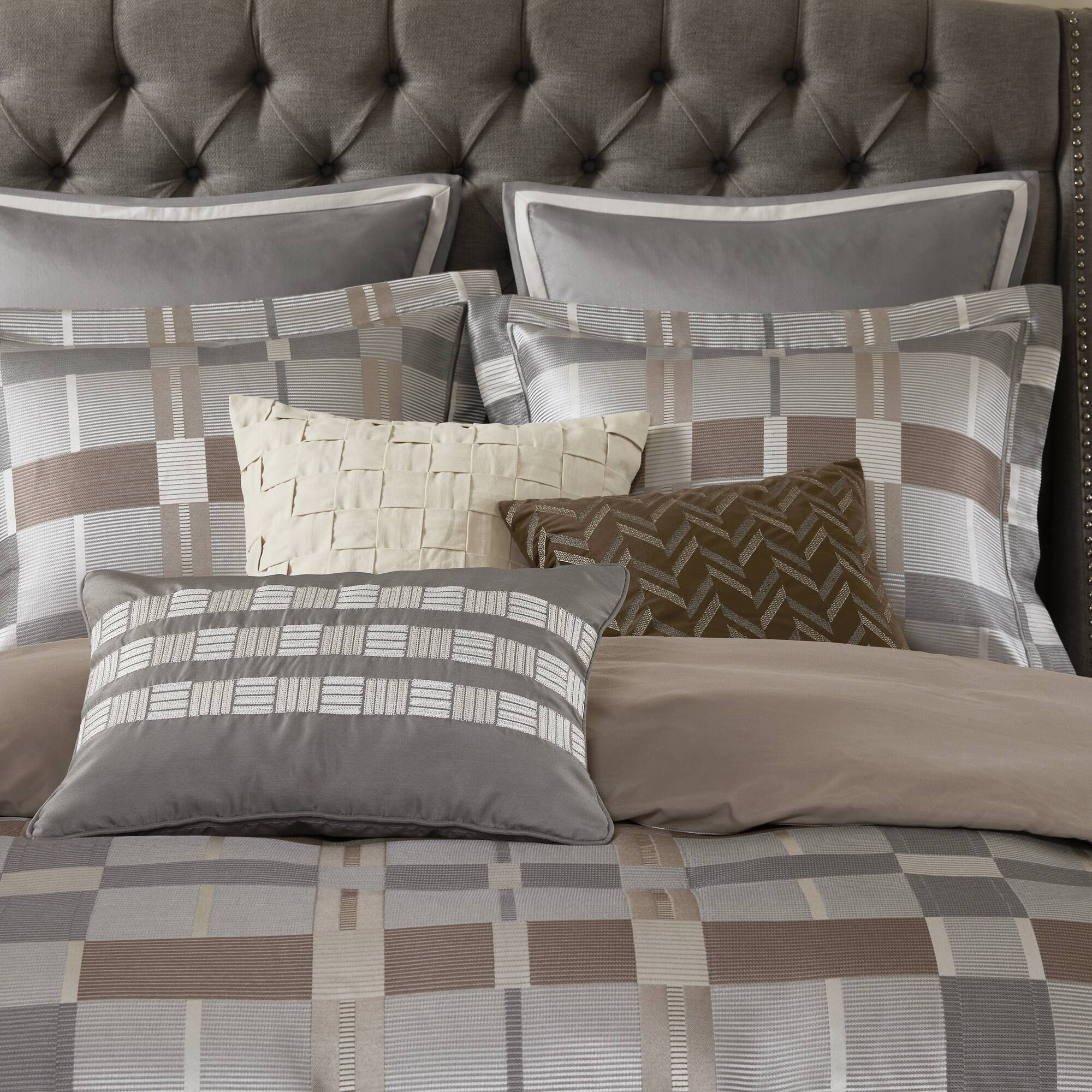 Prescott Jacquard Oversized Duvet Style Comforter Set - Image 4