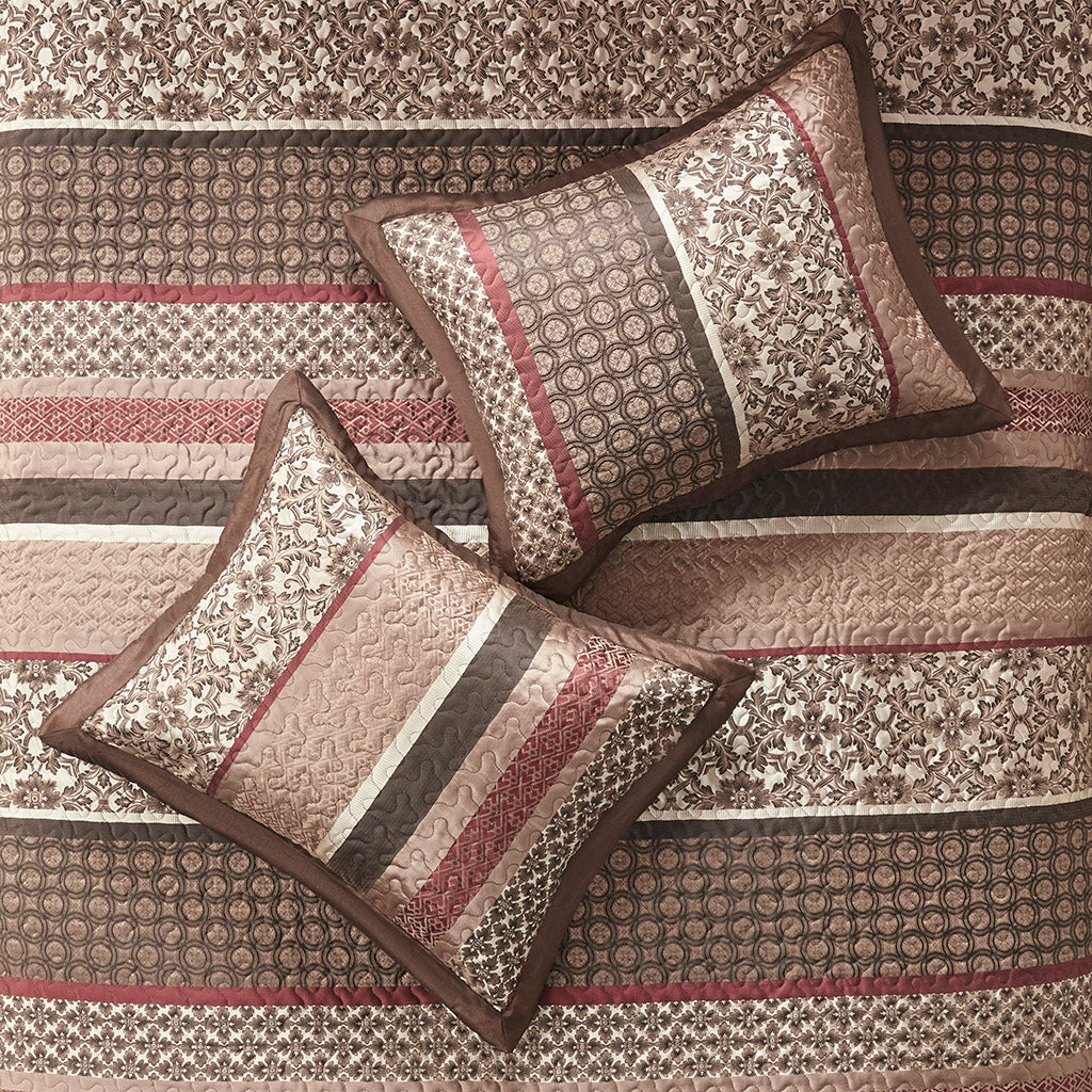 Princeton 5-Piece Reversible Jacquard Bedspread Set - Image 15