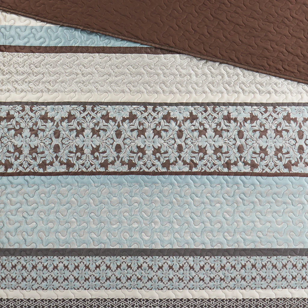 Princeton 5-Piece Reversible Jacquard Bedspread Set - Image 16