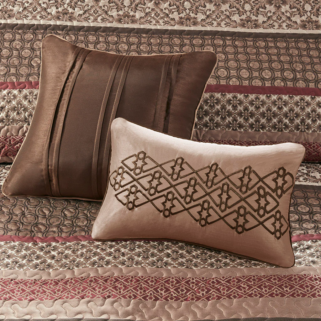 Princeton 5-Piece Reversible Jacquard Bedspread Set - Image 17