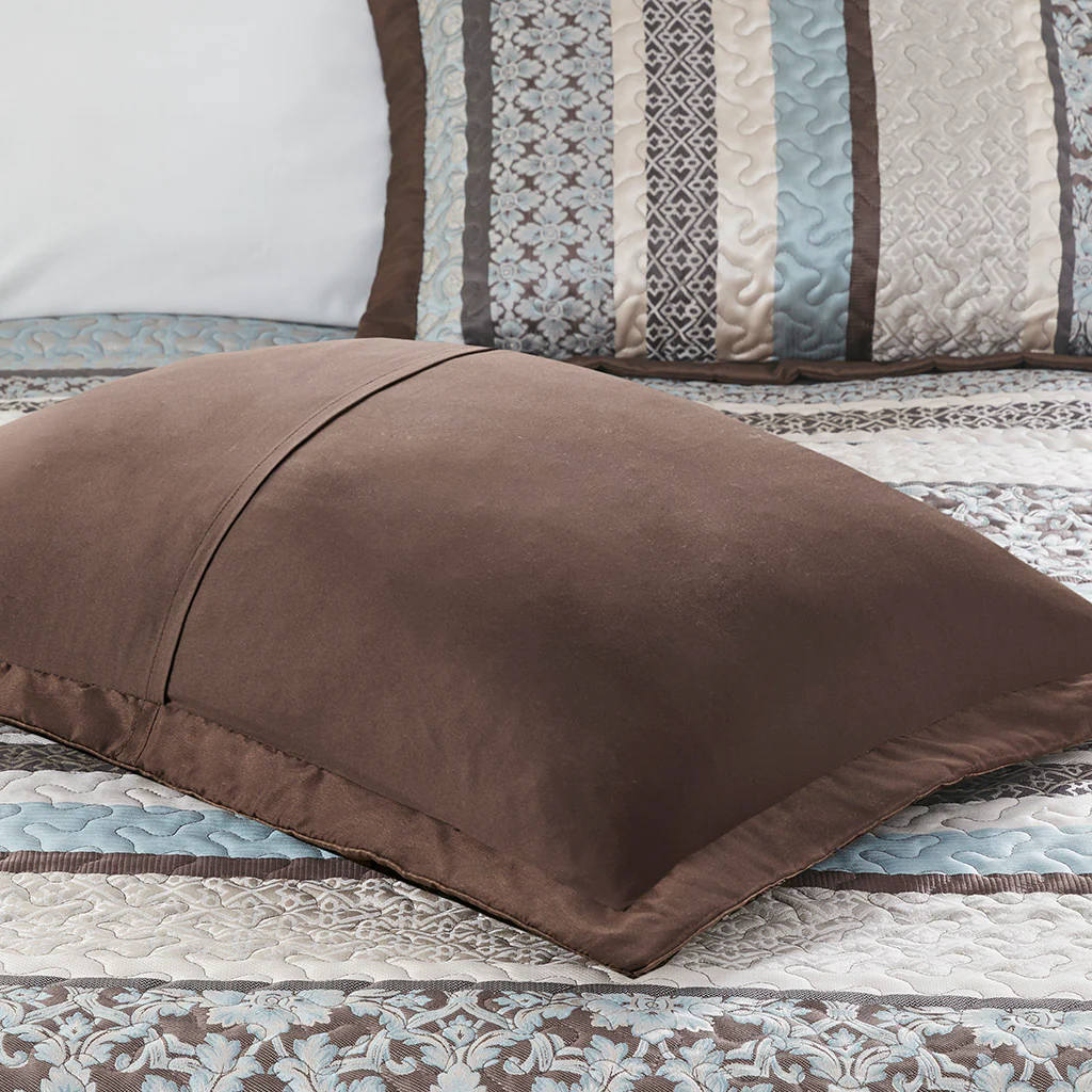 Princeton 5-Piece Reversible Jacquard Bedspread Set - Image 22