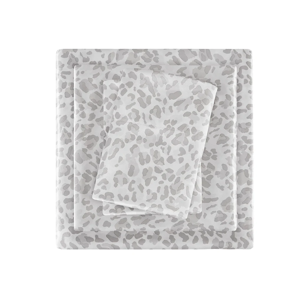Printed Satin Sheet Set - Image 31