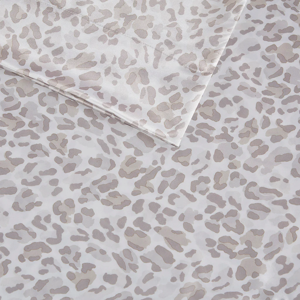 Printed Satin Sheet Set - Image 36