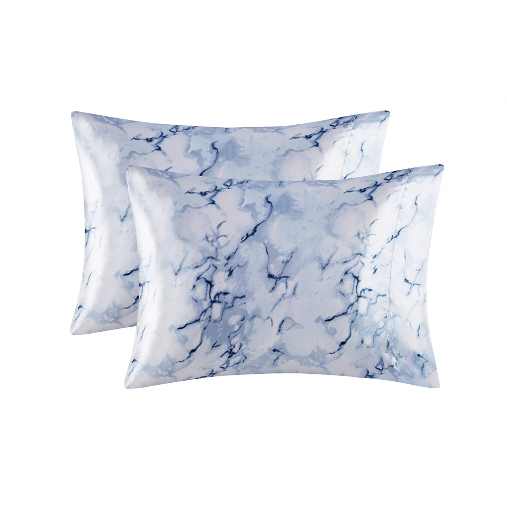 Printed Satin Sheet Set - Image 41