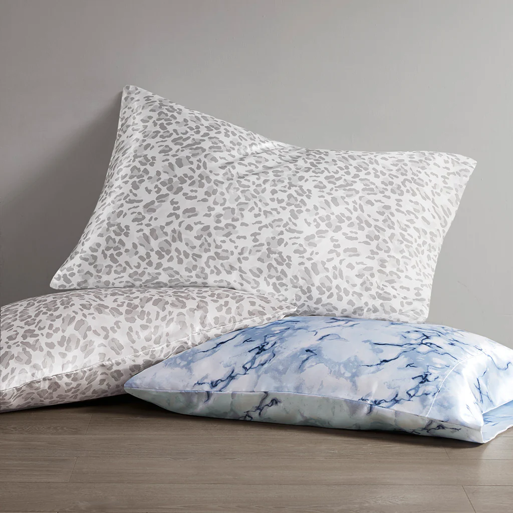 Printed Satin Sheet Set - Image 42