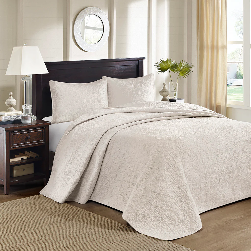 Quebec 3-Piece Reversible Bedspread Set - Image 25
