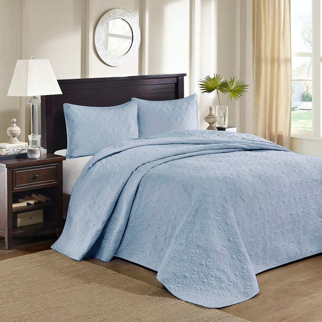 Quebec 3-Piece Reversible Bedspread Set - Image 9