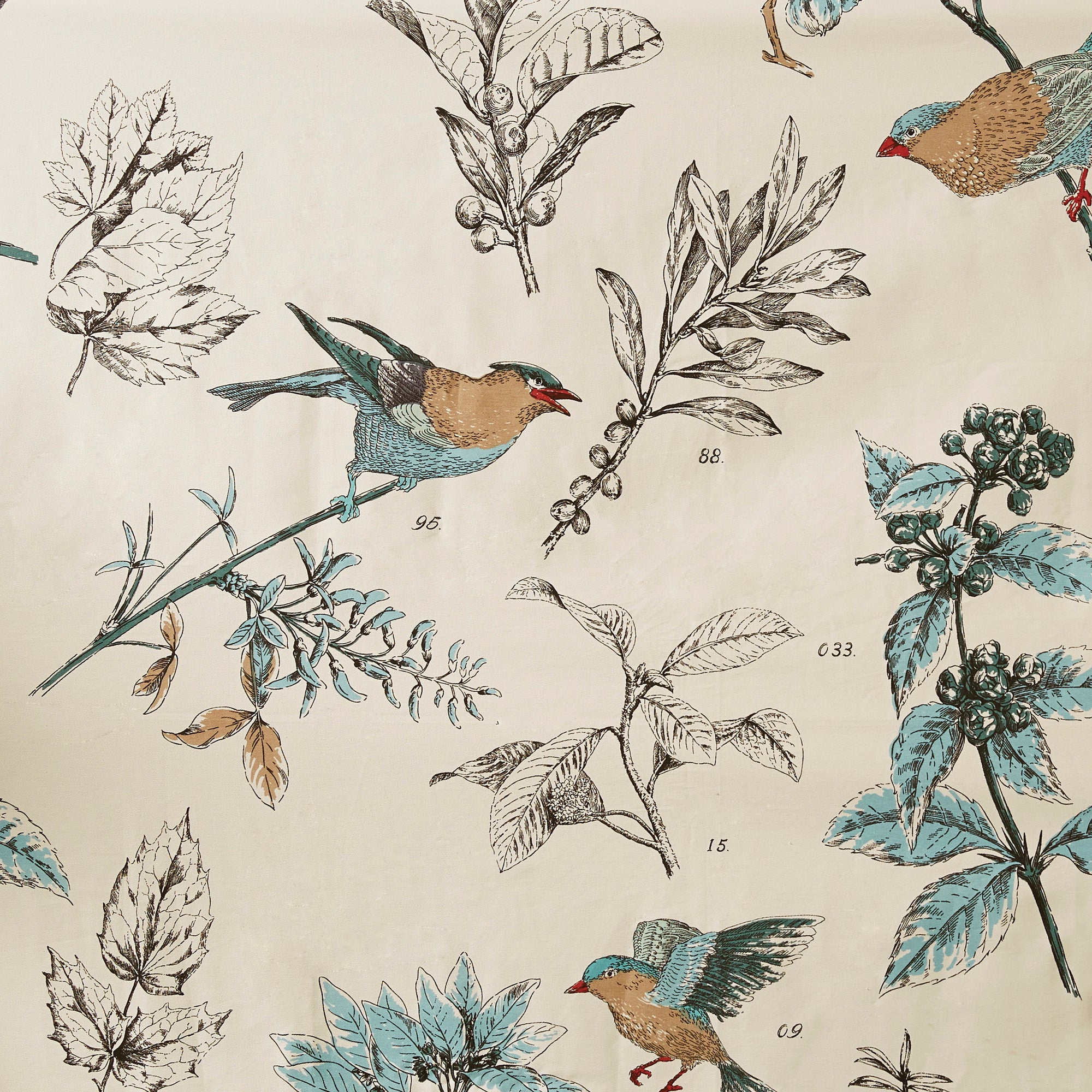 Quincy Printed Cotton Shower Curtain - Image 4