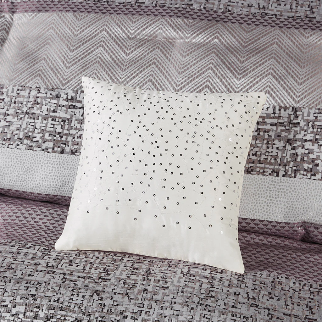 Rhapsody 7-Piece Jacquard Comforter Set - Image 32