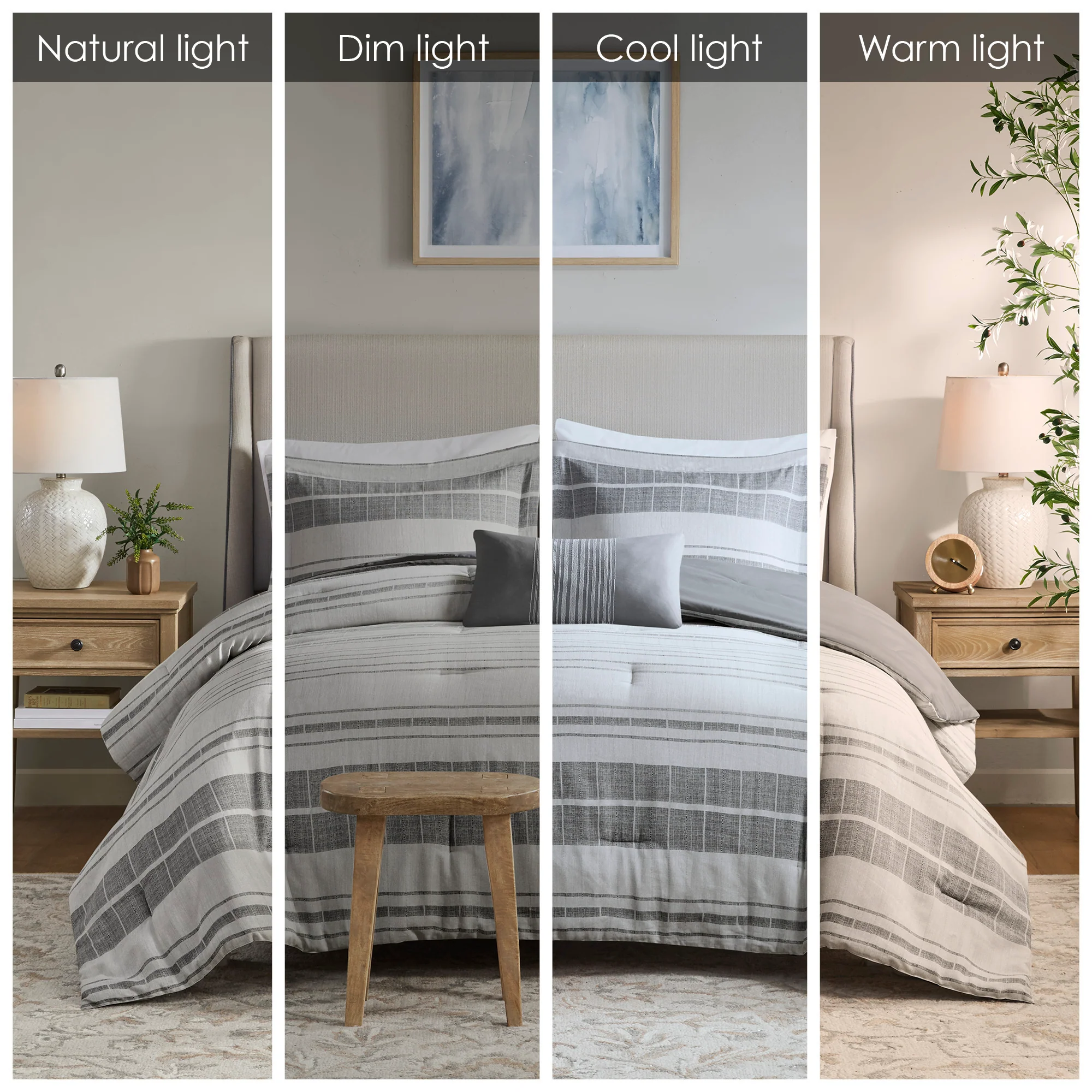 Rhodes 3-Piece Stripe Duvet Cover Set - Image 10