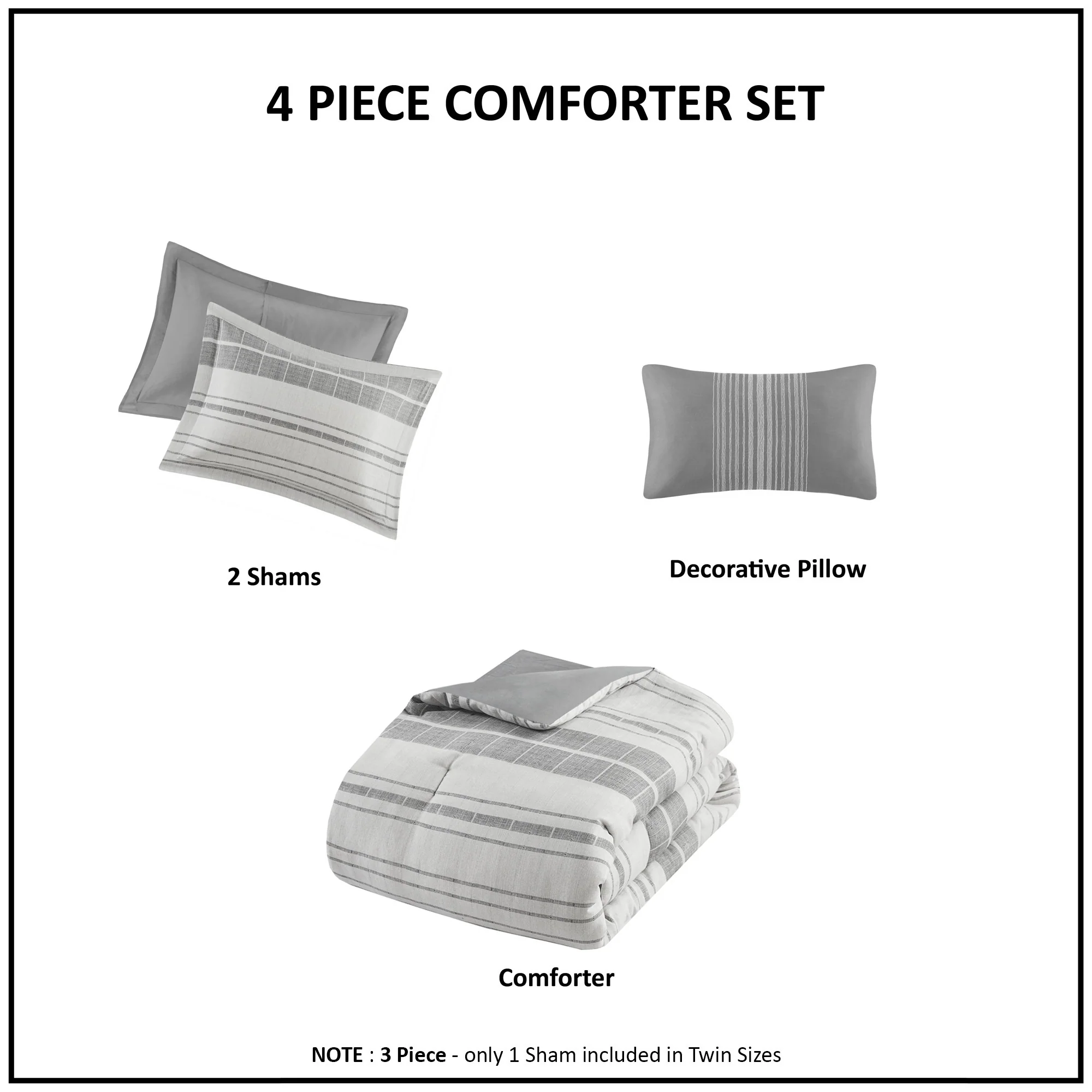 Rhodes 3-Piece Stripe Duvet Cover Set - Image 17