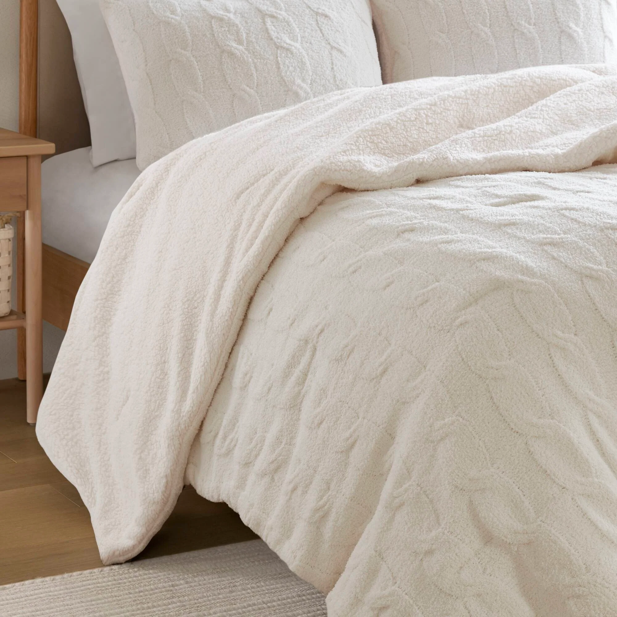 Riordan Waffle Knit Chenille Comforter Set - Image 32