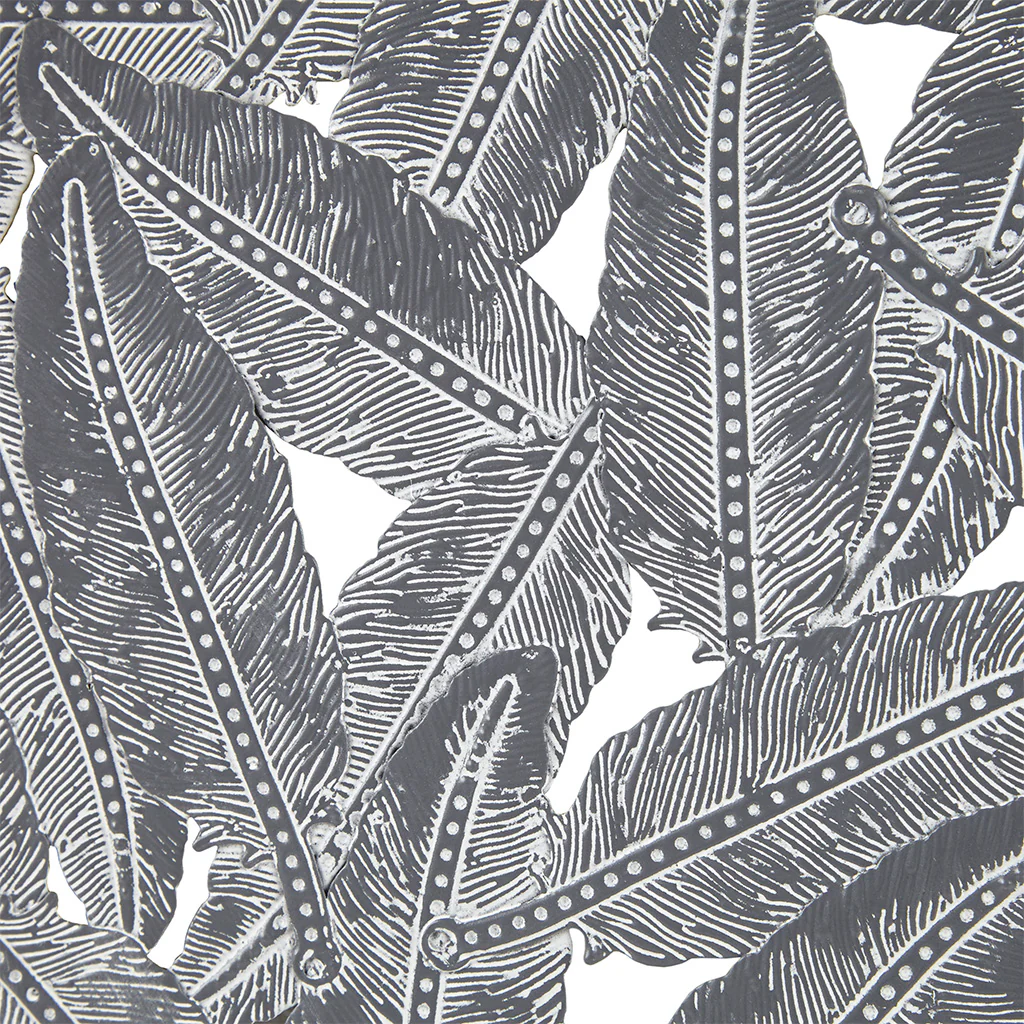 Rossi Textured Feather 3-Piece Metal Disc Wall Decor Set - Image 7