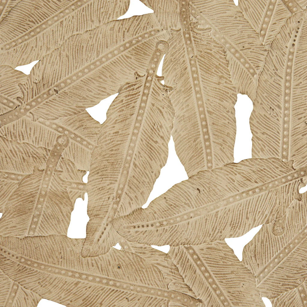 Rossi Textured Feather 3-Piece Metal Disc Wall Decor Set - Image 8