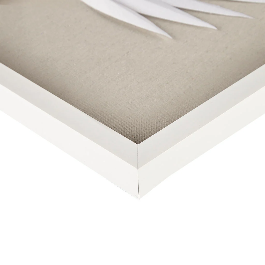Sabal Framed Rice Paper Palm Leaves 3-Piece Shadowbox Wall Decor Set - Image 3