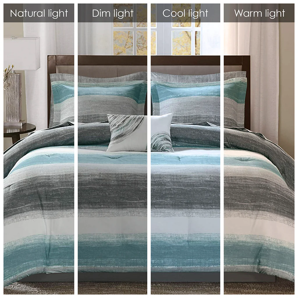 Saben 7-Piece Comforter Set with Cotton Bed Sheets - Image 21