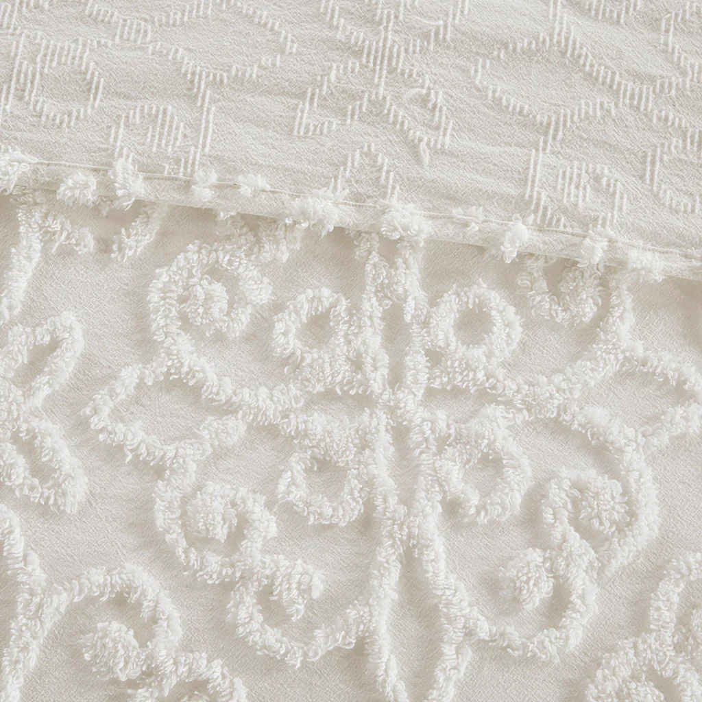 Sabrina 3-Piece Tufted Cotton  bedspread  set - Image 4