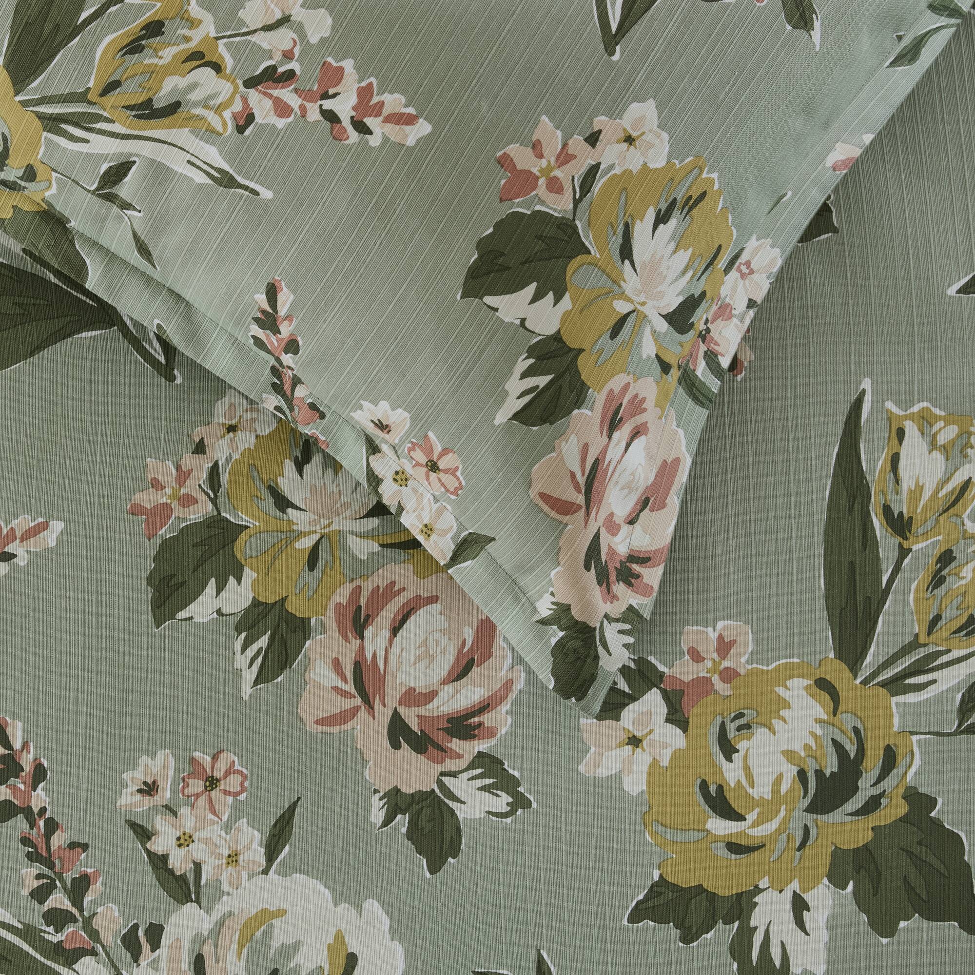 Salara 7-Piece Vintage Floral Comforter Set - Image 49