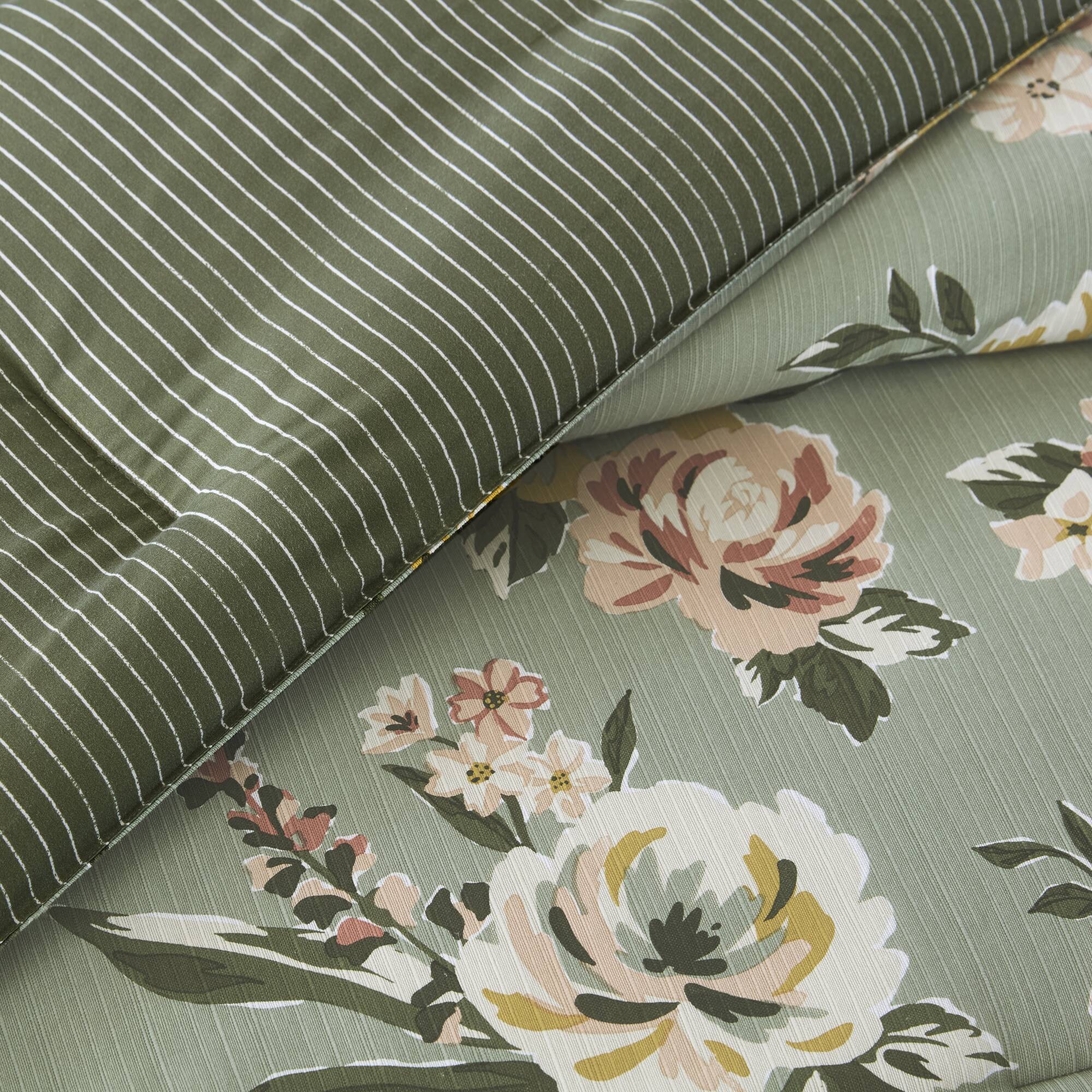 Salara 7-Piece Vintage Floral Comforter Set - Image 50