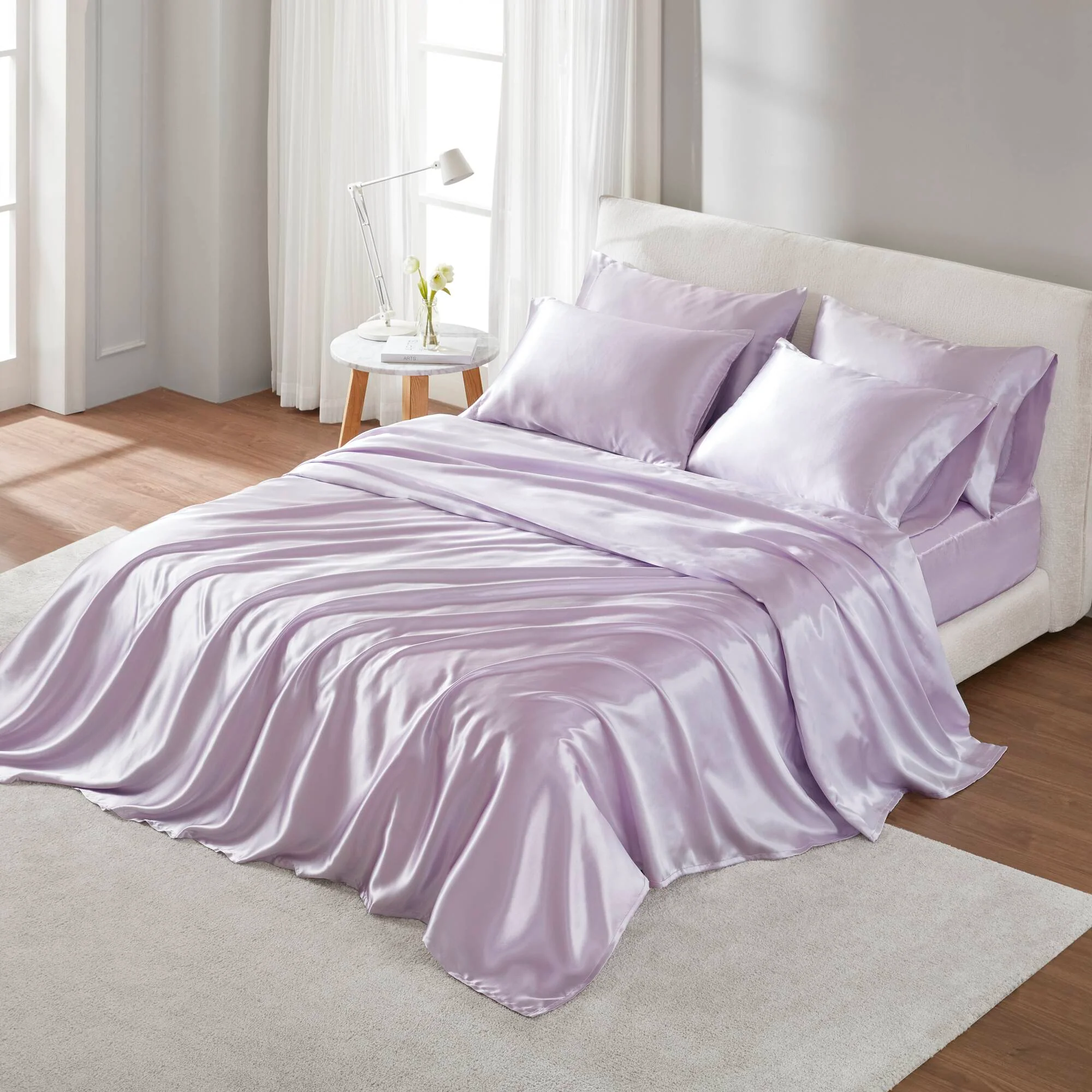 Satin Luxury Sheet Set - Image 23