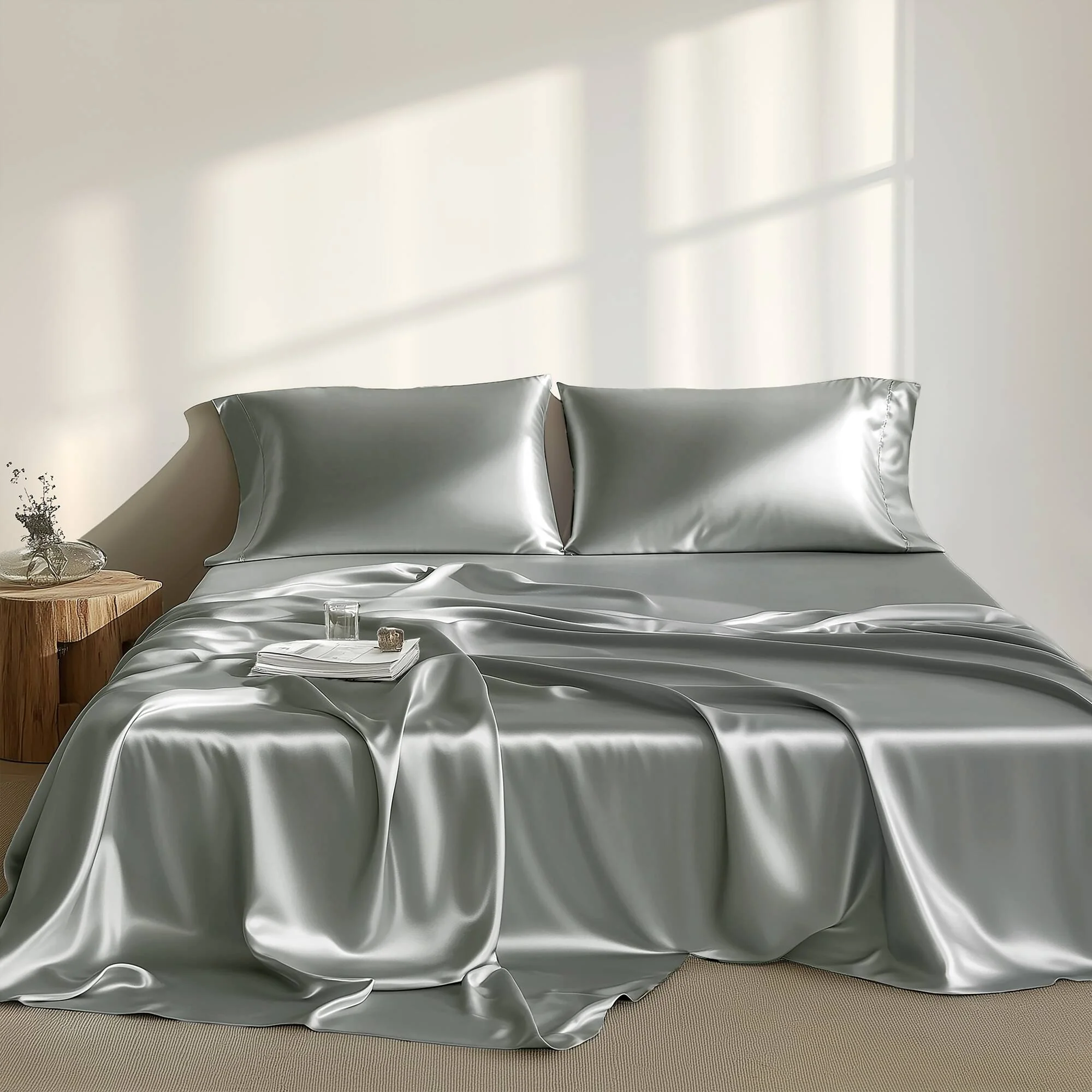 Satin Luxury Sheet Set - Image 4