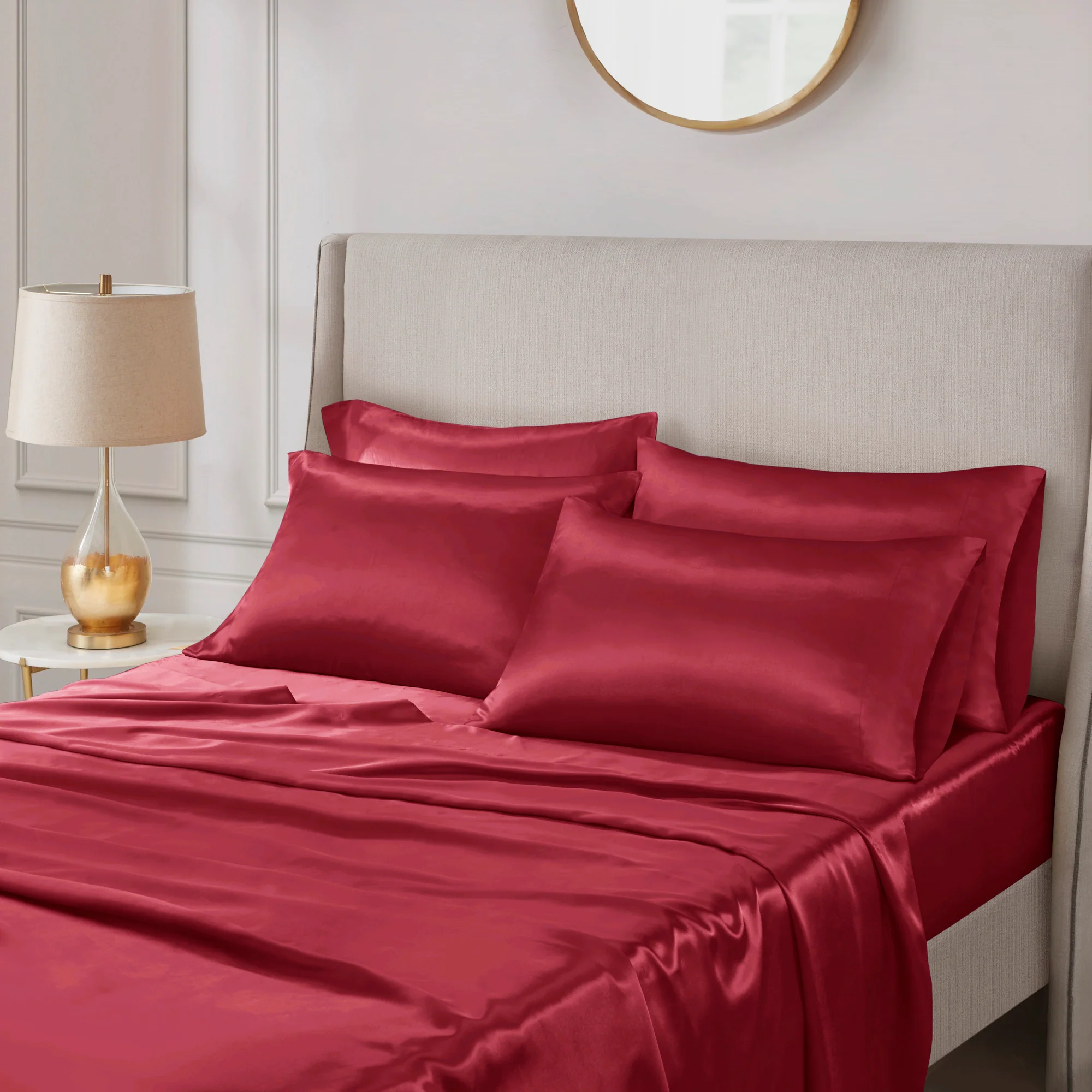 Satin Luxury Sheet Set - Image 41