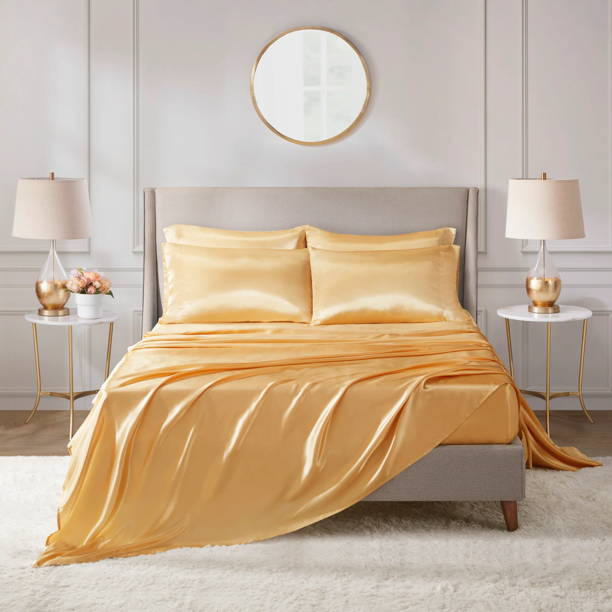 Satin Luxury Sheet Set - Image 52