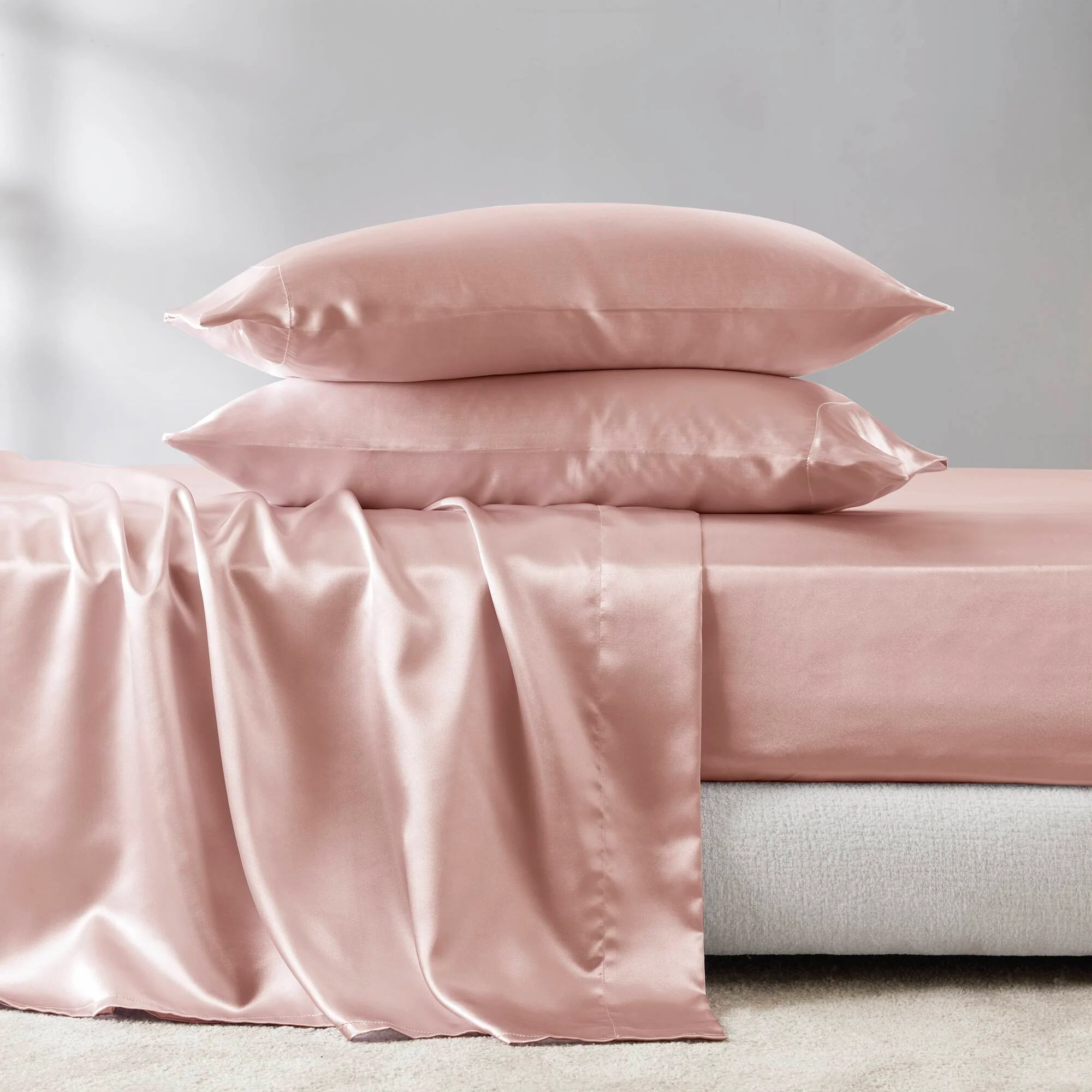 Satin Luxury Sheet Set - Image 55
