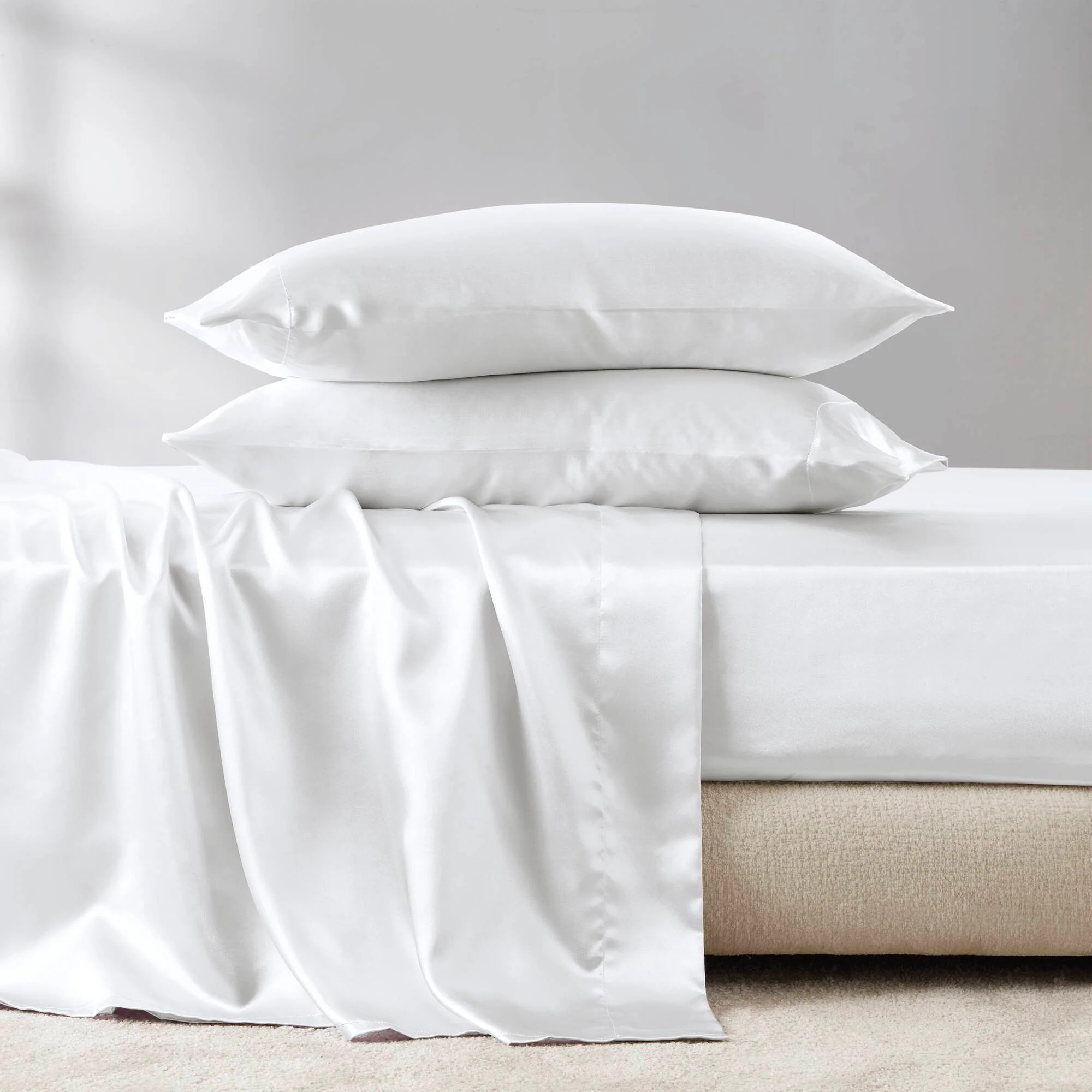 Satin Luxury Sheet Set - Image 57