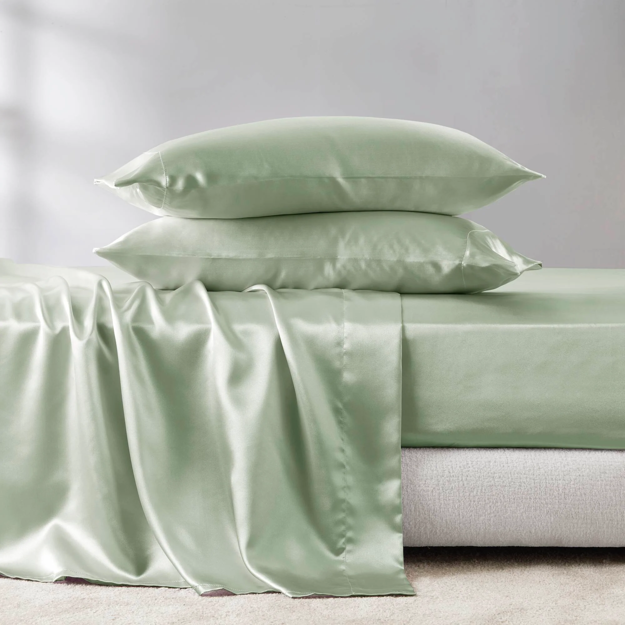 Satin Luxury Sheet Set - Image 62