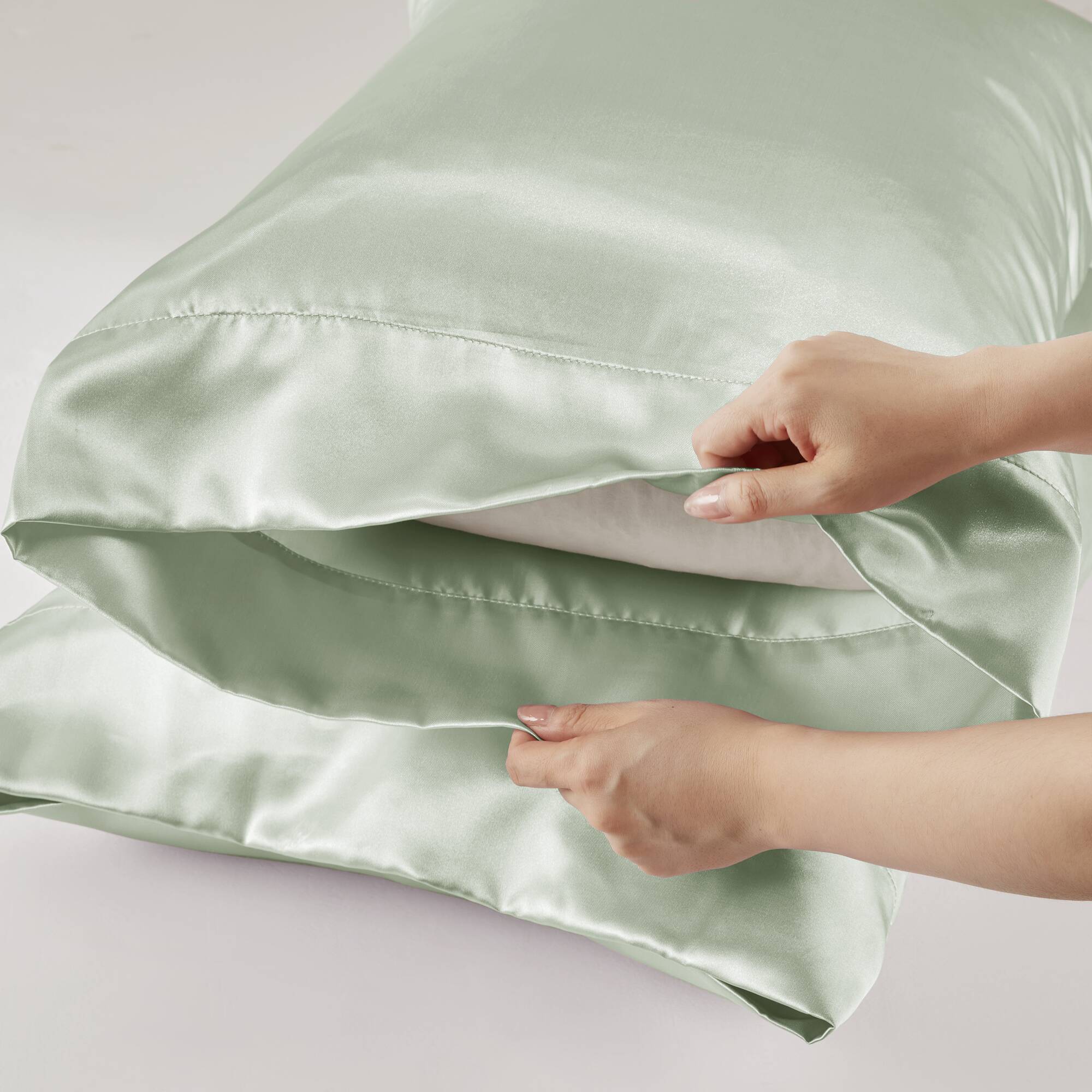 Satin Luxury Sheet Set - Image 73