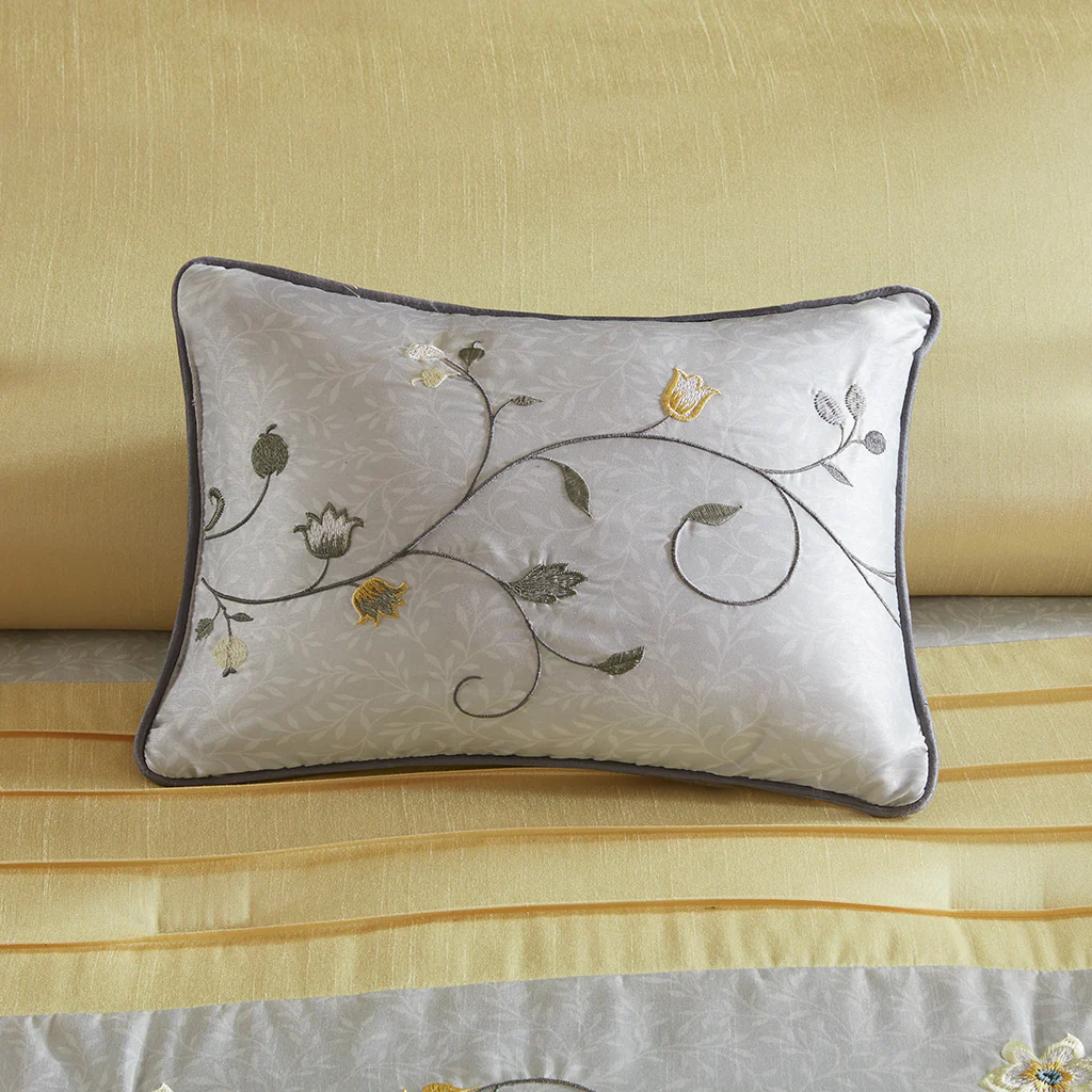 Serene Embroidered 7-Piece Comforter Set - Image 27