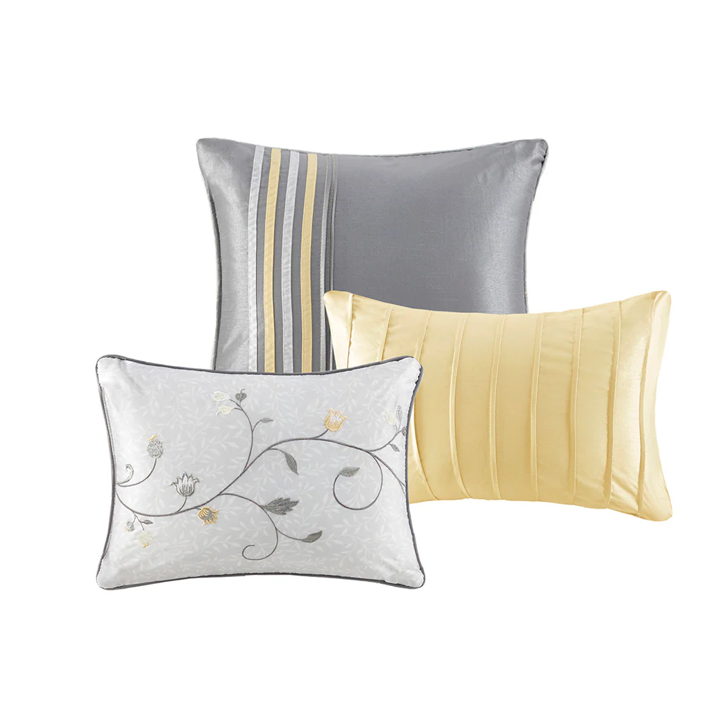 Serene Embroidered 7-Piece Comforter Set - Image 78