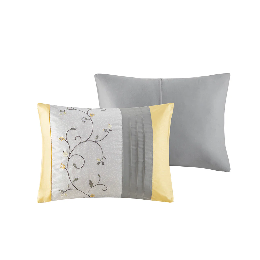 Serene Embroidered 7-Piece Comforter Set - Image 83